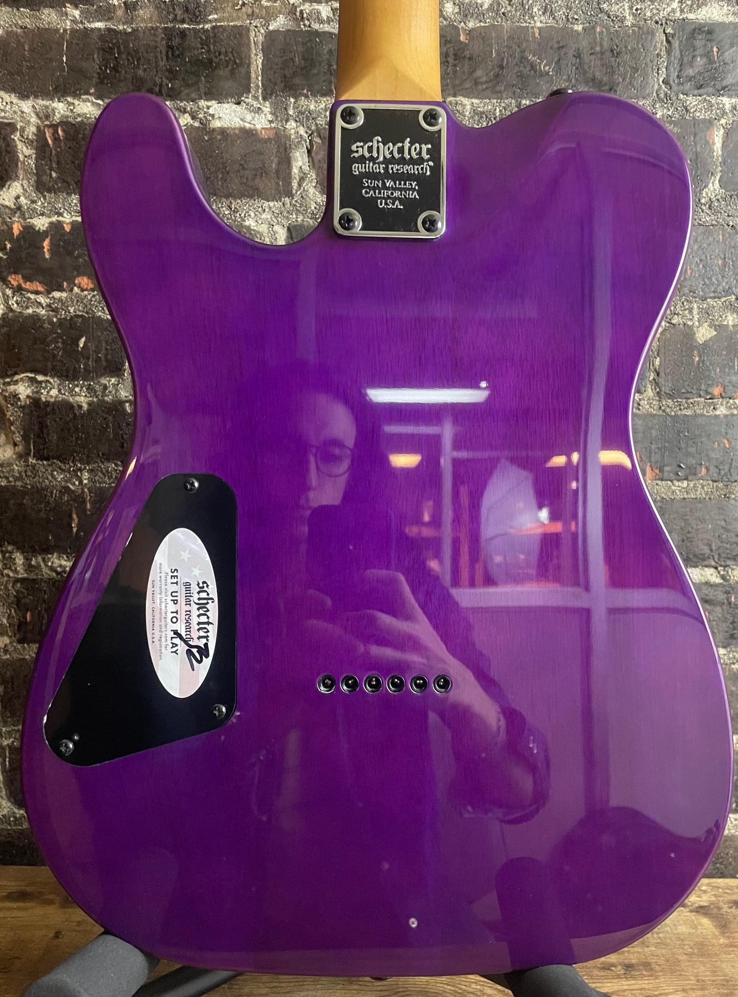 Schecter PT Standard Electric Guitar - Purple Burst Burl