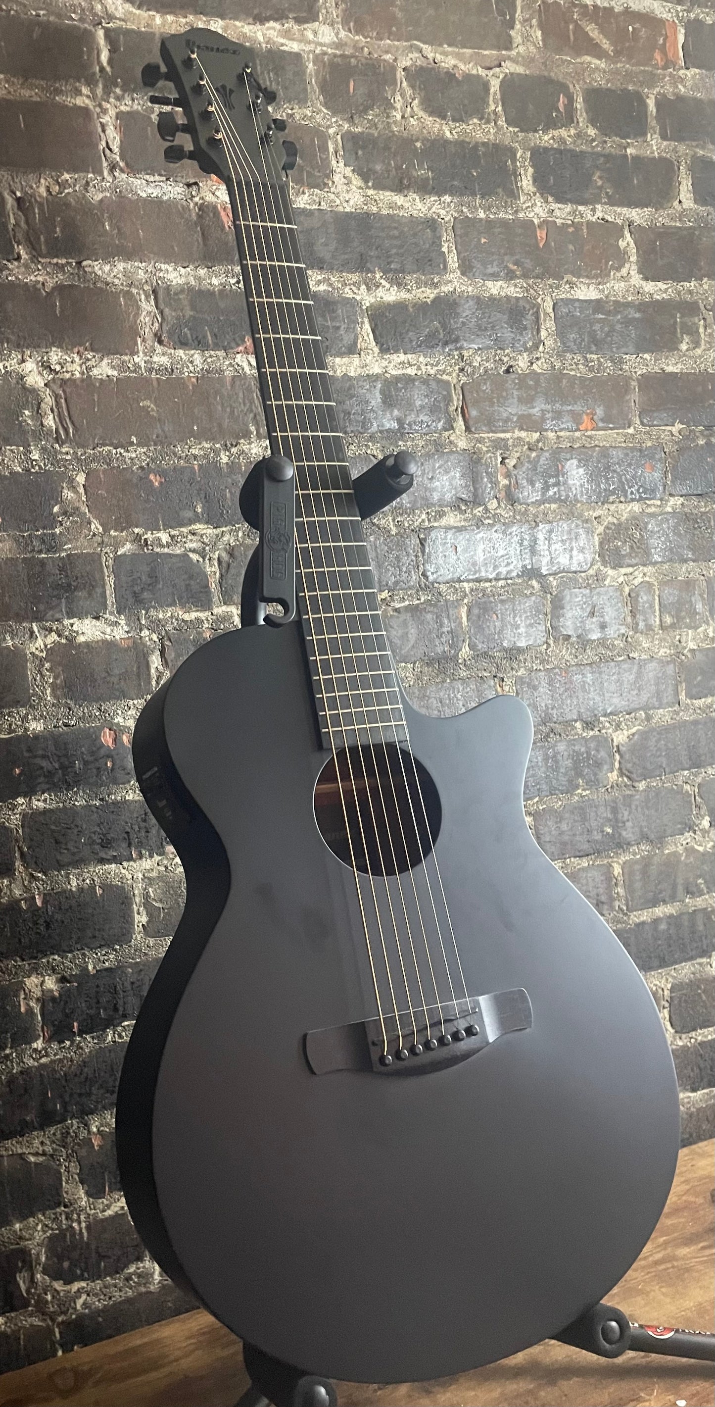 Ibanez AEG721 7-string Acoustic-electric Guitar - Black Out