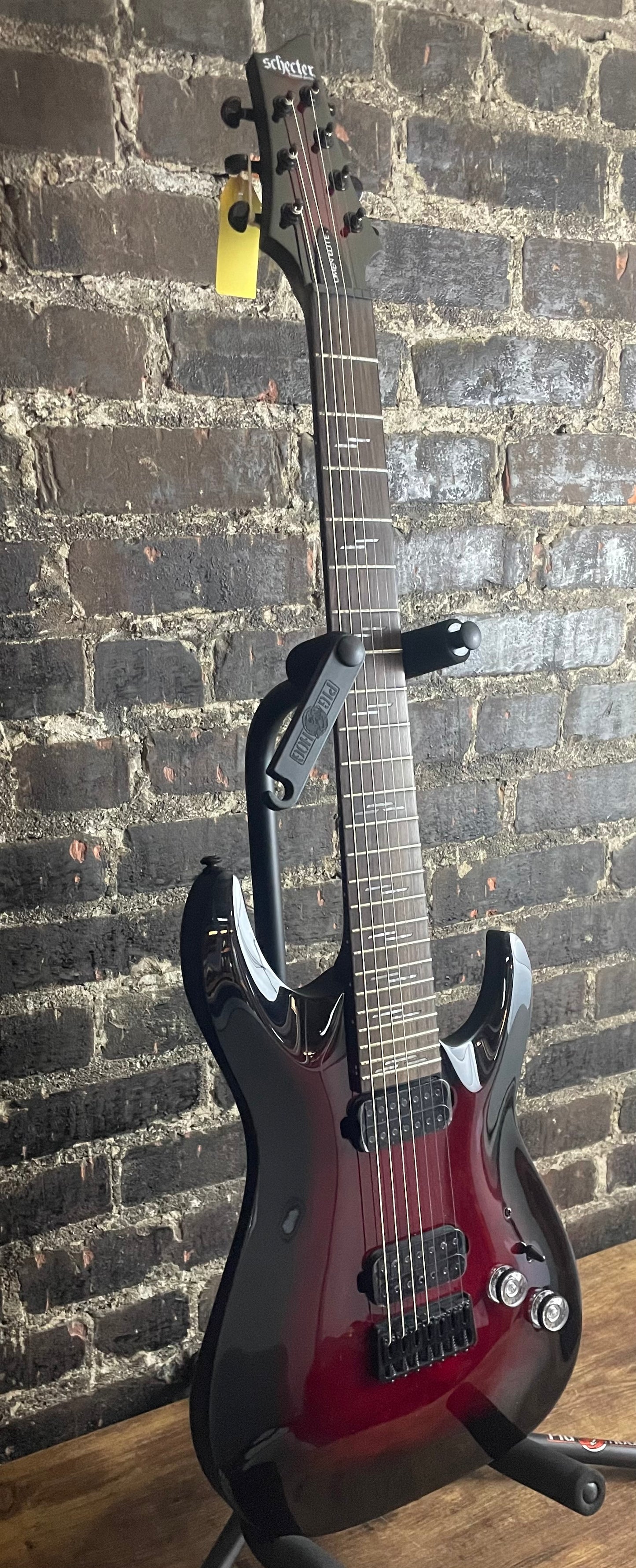 Schecter Omen Elite-7 Electric Guitar - Black Cherry Burst