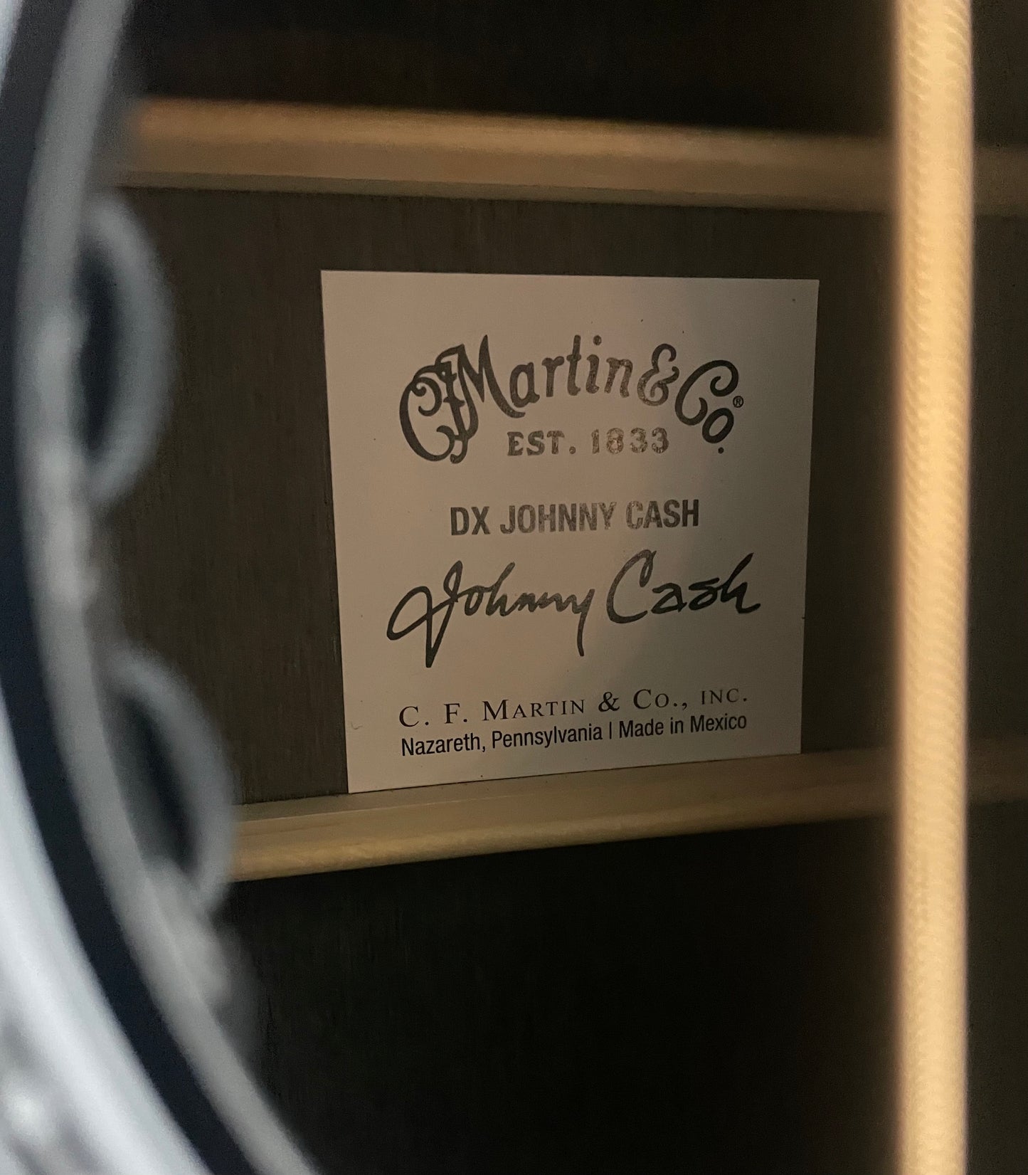 Martin DX Johnny Cash - Jet Black