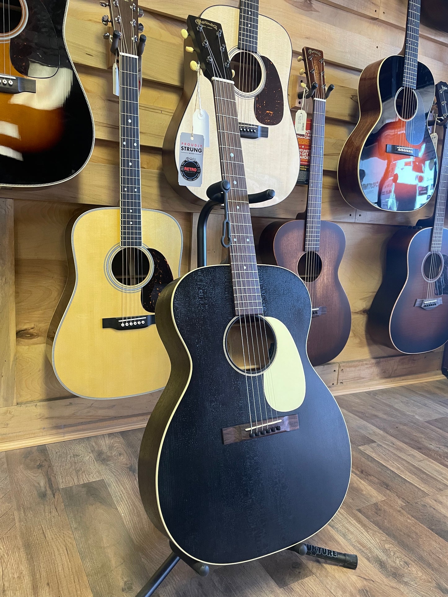 Martin 000-17E Acoustic-electric Guitar - Black Smoke (NEW)