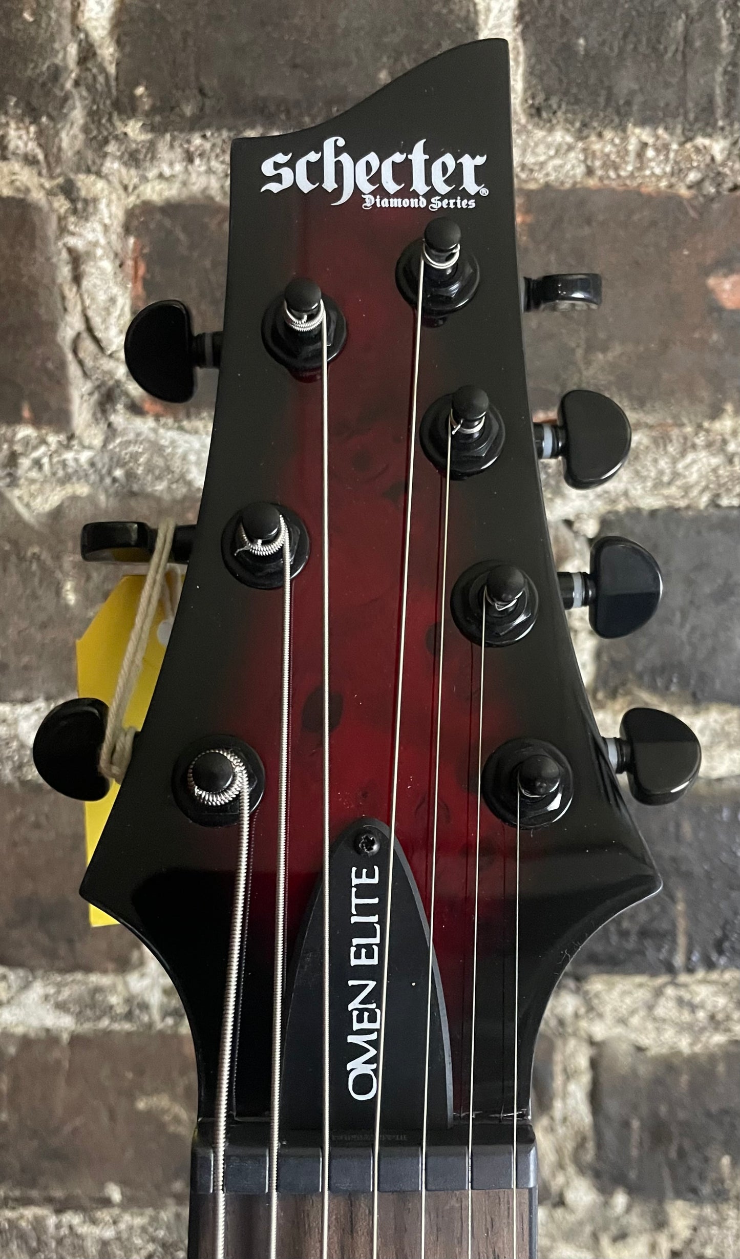 Schecter Omen Elite-7 Electric Guitar - Black Cherry Burst