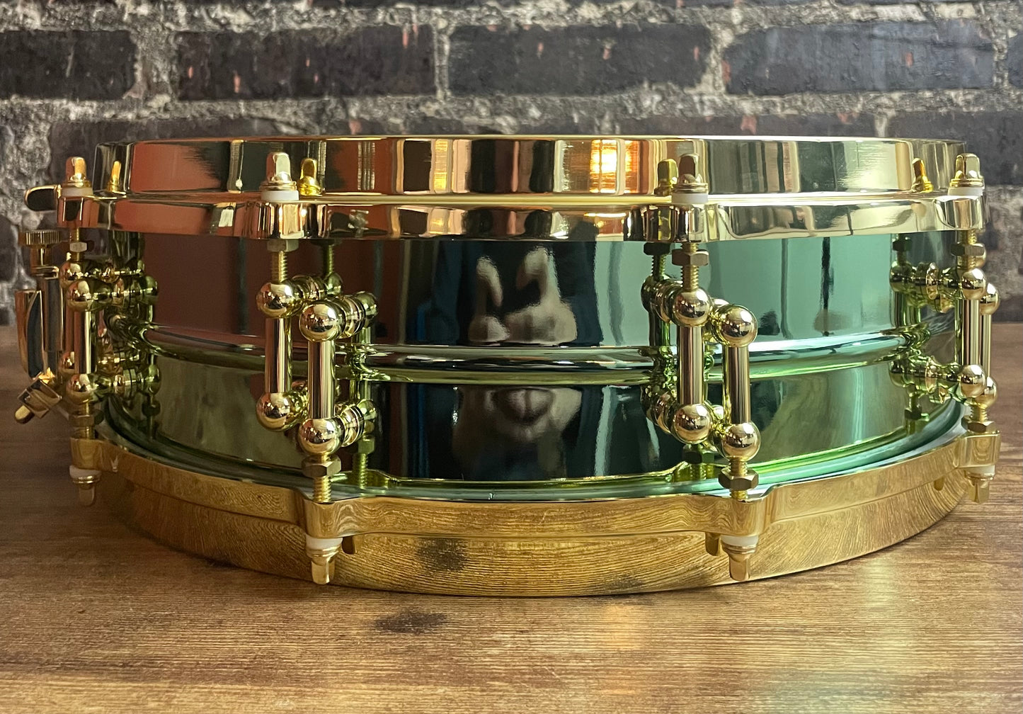 Ludwig Carl Palmer "Venus" Signature Snare Drum - 3.7 x 14 inches, Lacquered Green