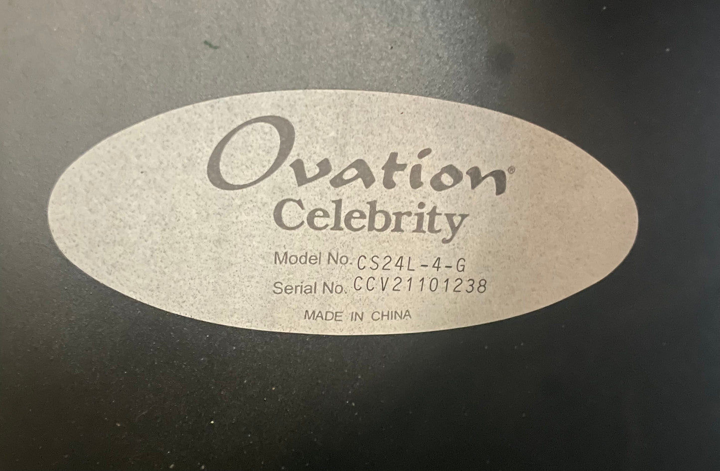 Ovation Celebrity Left-handed Acoustic-electric Guitar - Natural (USED)