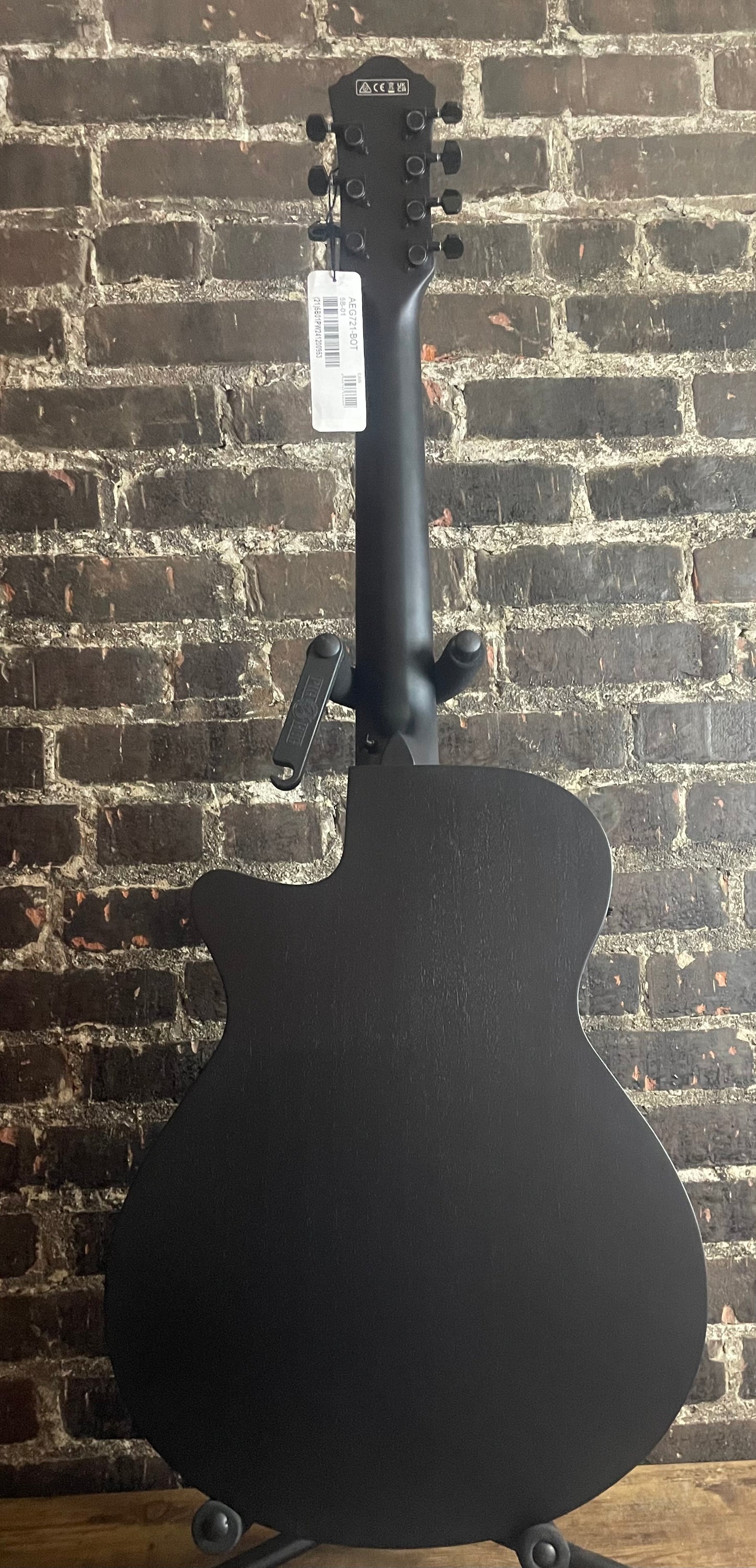 Ibanez AEG721 7-string Acoustic-electric Guitar - Black Out