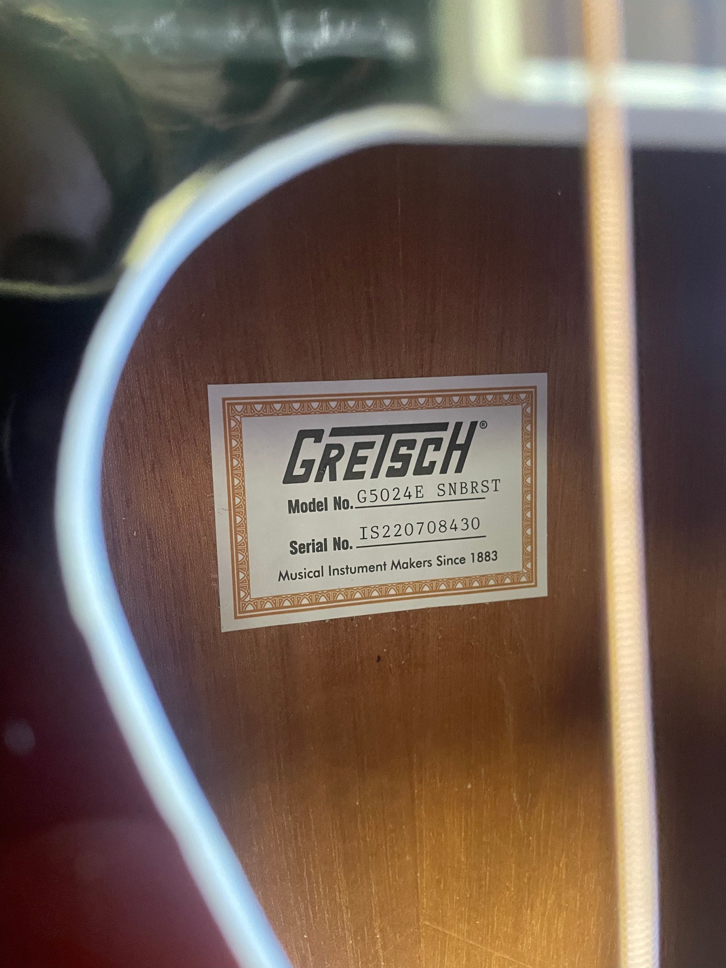 Gretsch G5024E Rancher Dreadnought - Sunburst (NEW)