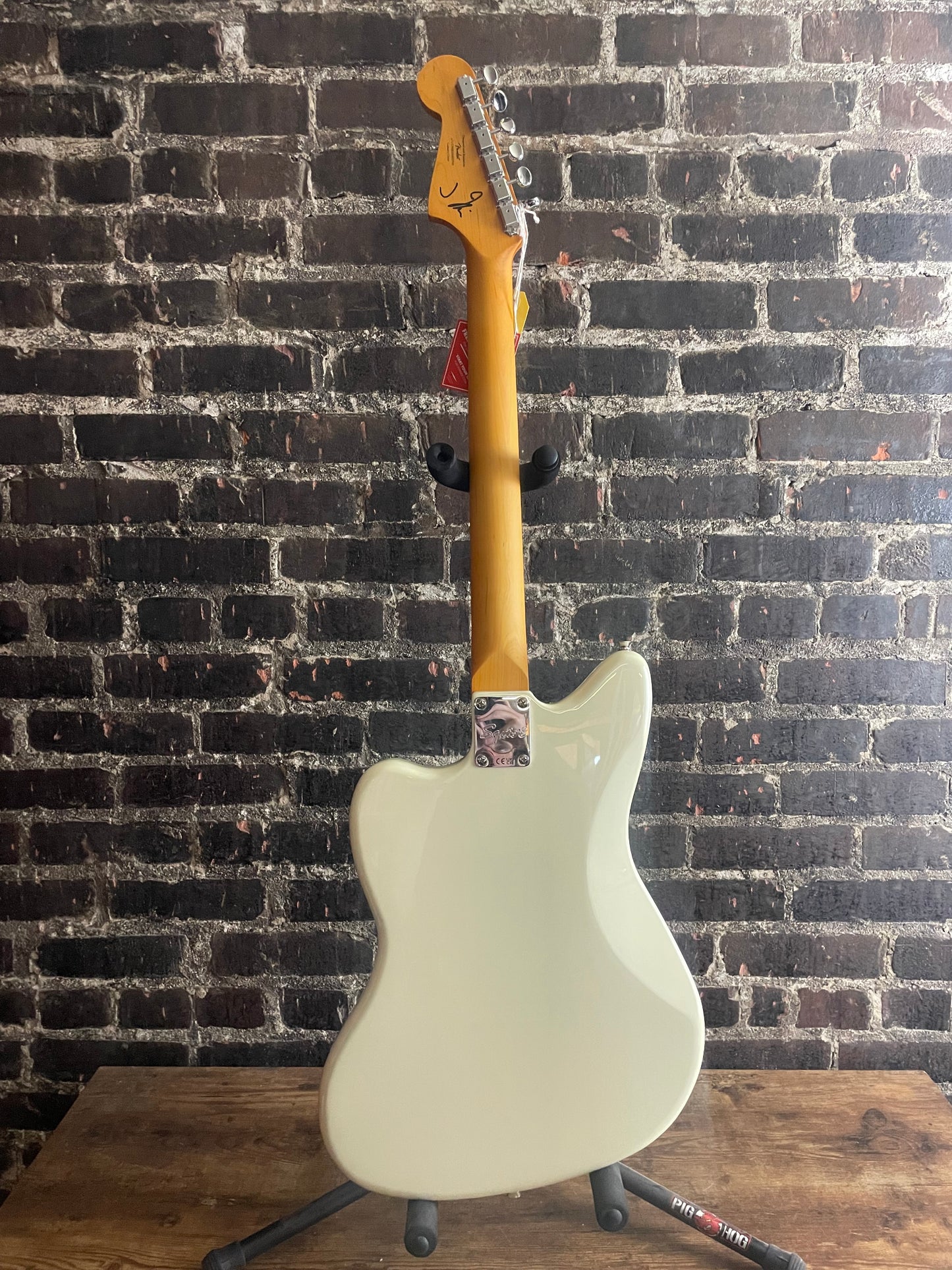 Squier J Mascis Signature Jazzmaster - Vintage White with Indian Laurel Fingerboard