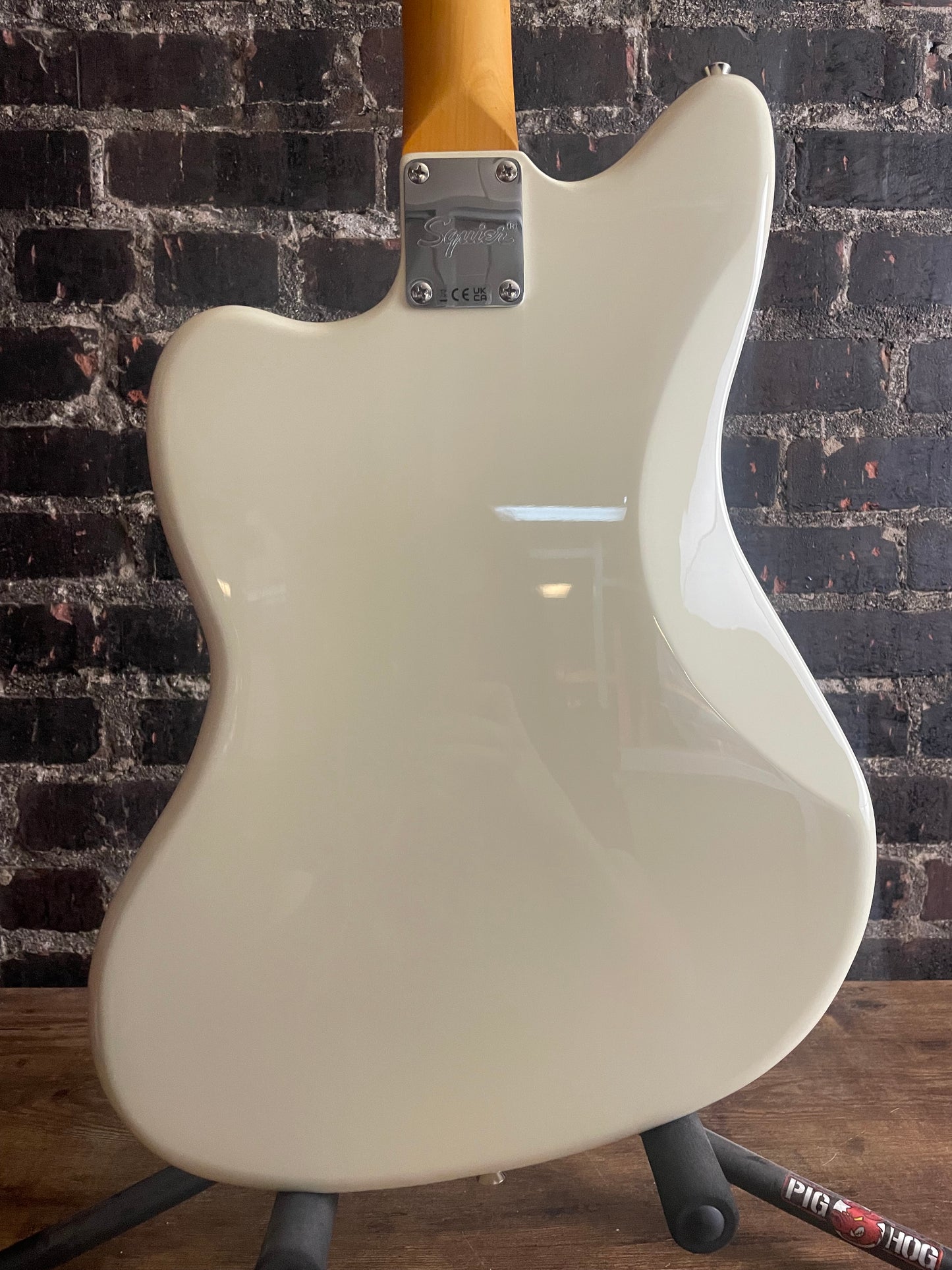 Squier J Mascis Signature Jazzmaster - Vintage White with Indian Laurel Fingerboard