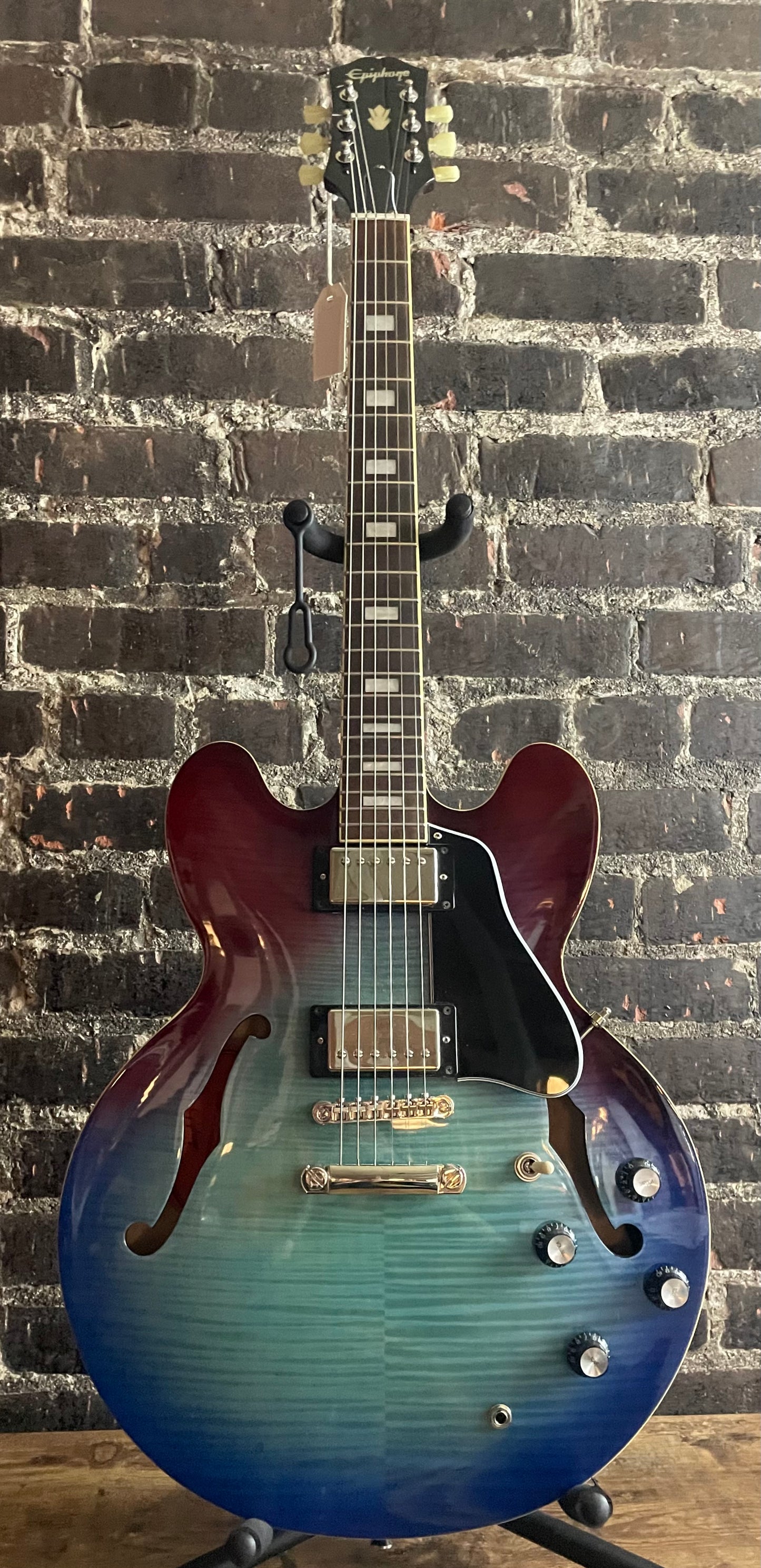 2020 Epiphone ES-335 Figured Semi-hollowbody - Blueberry Burst (USED)