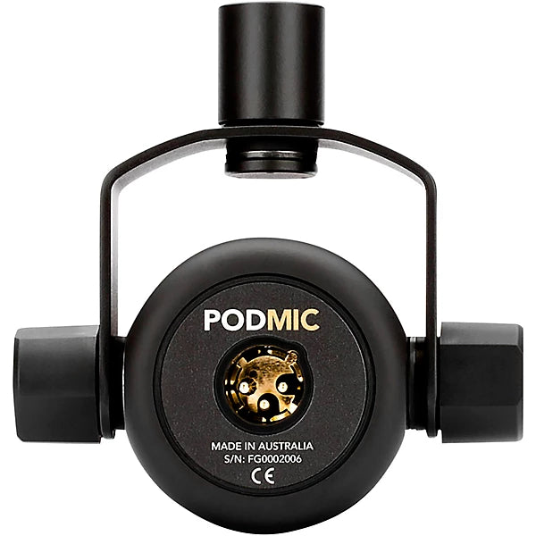 RODE PodMic Dynamic Podcasting Microphone Black