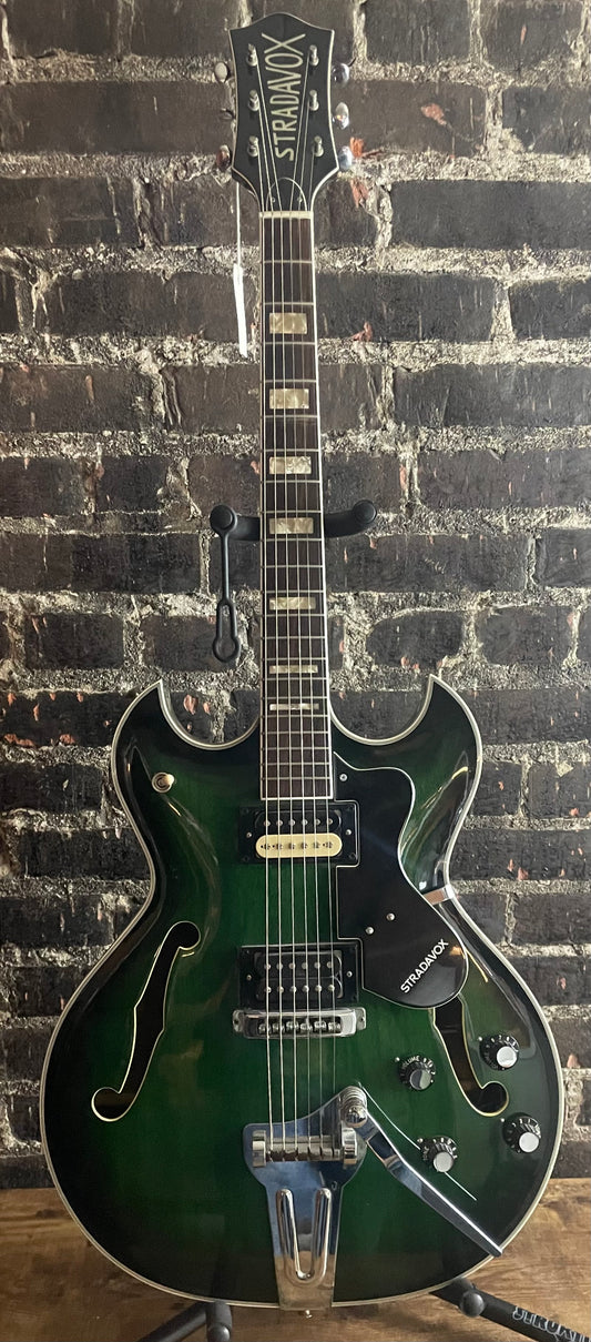 1960’s Stradavox Semi Hollow Electric Guitar (USED)