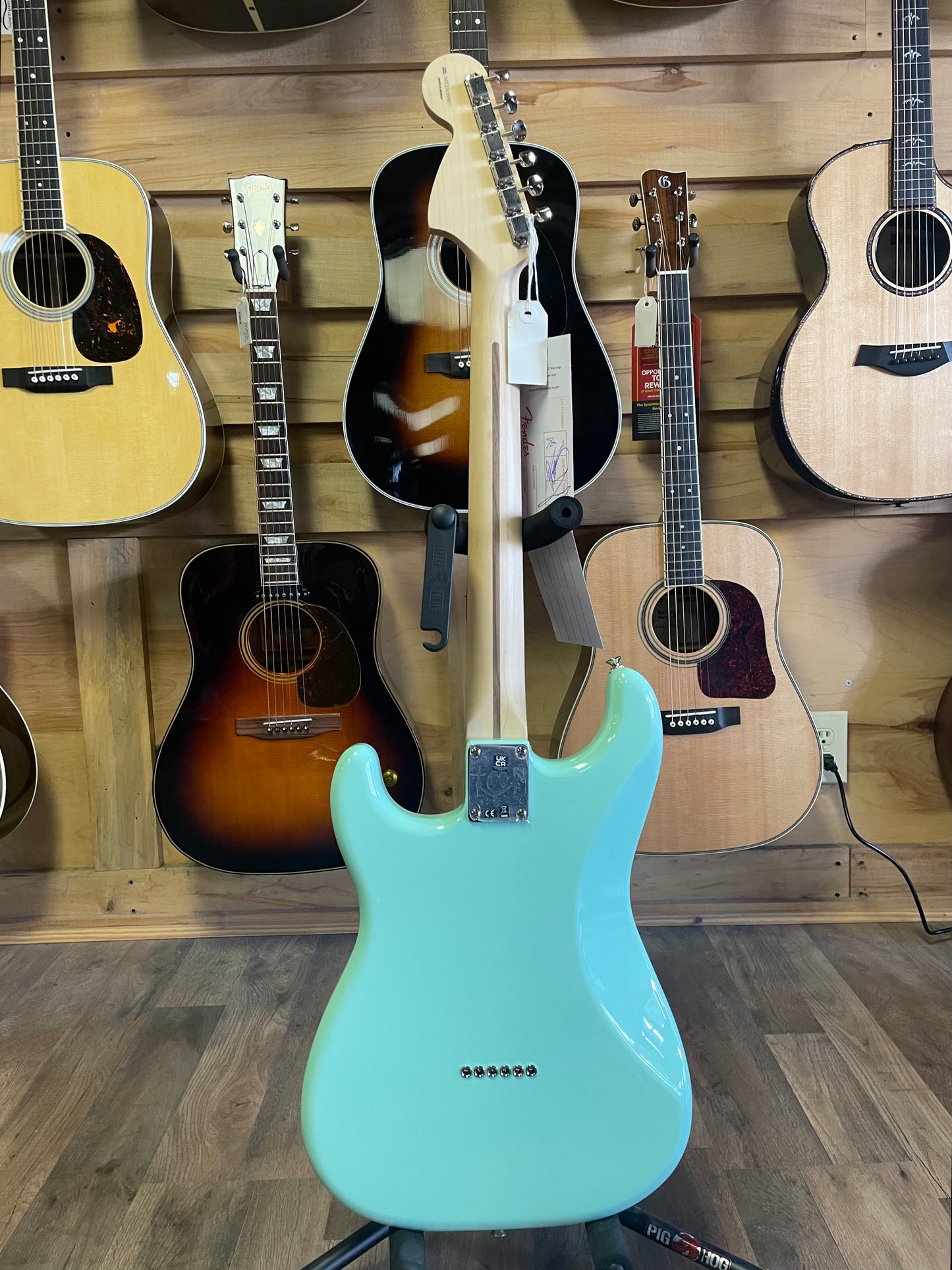Fender Tom DeLonge Stratocaster Electric Guitar - Surf Green (NEW)