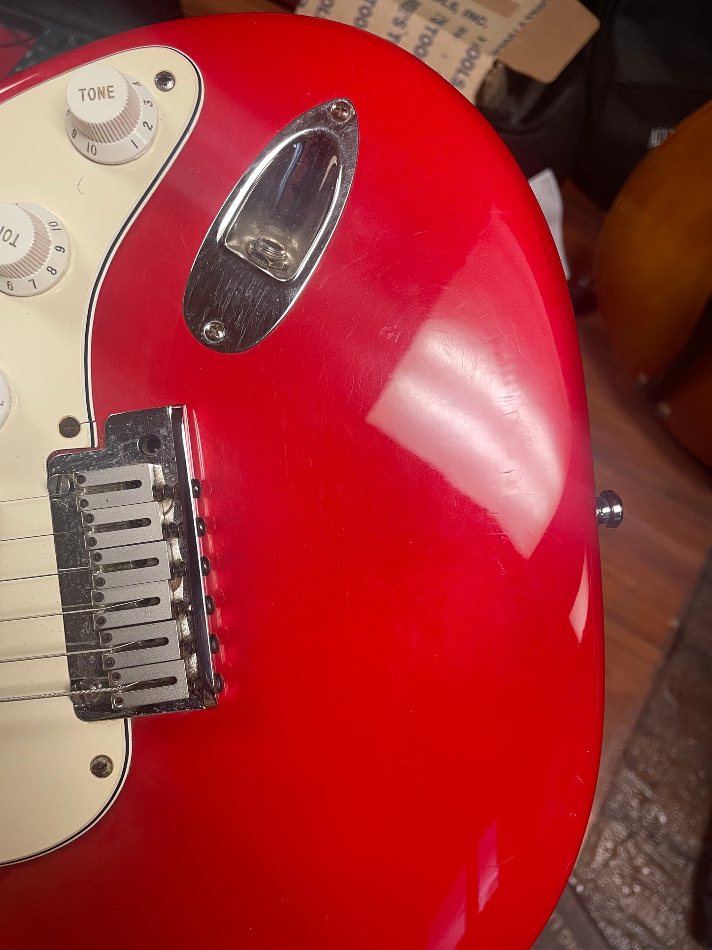 1989 Fender Strat Plus-Red (USED)