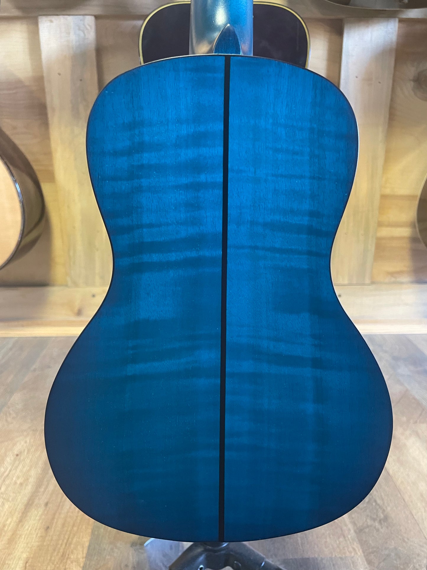 Kala KA-CEMB Exotic Mahogany Concert Ukulele - Blue Satin (NEW)