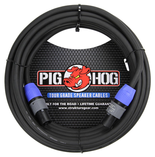 Pig Hog PHSC100SPK High Performance 14 Gauge 9.2mm speakON Speaker Cable, 100 Feet