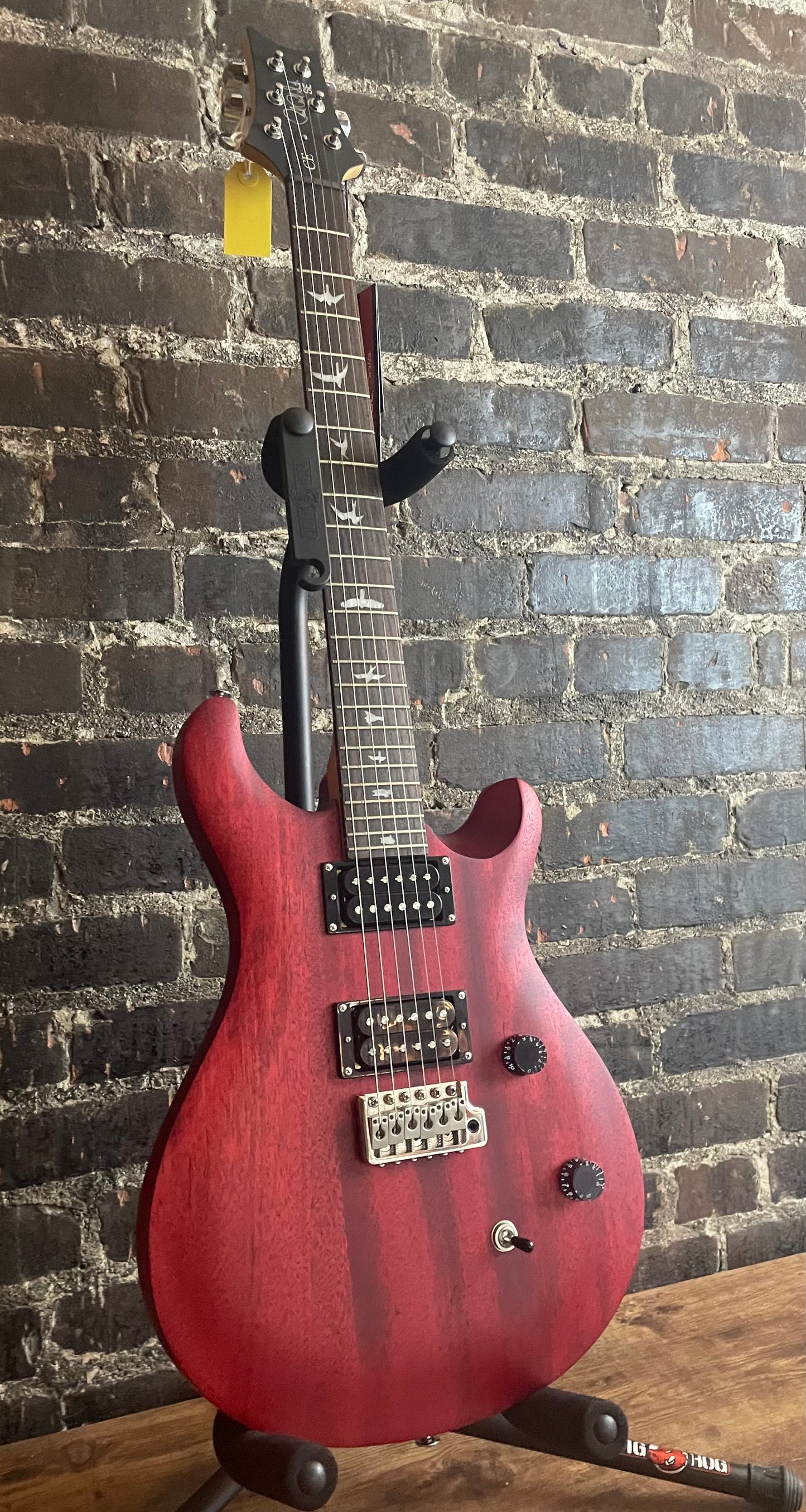 PRS SE CE 24 Standard Satin Electric Guitar- Vintage Cherry Satin