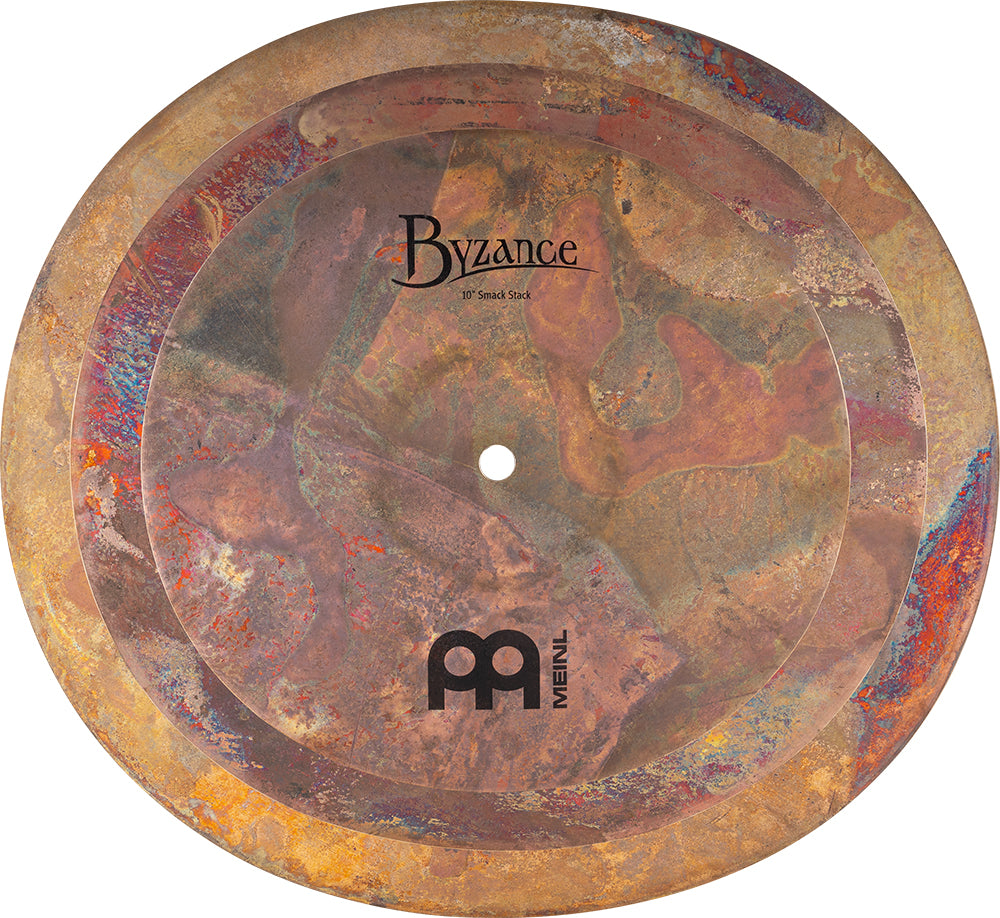 Meinl Cymbals Byzance Vintage Smack Stack Cymbals - 10-inch, 12-inch,  14-inch