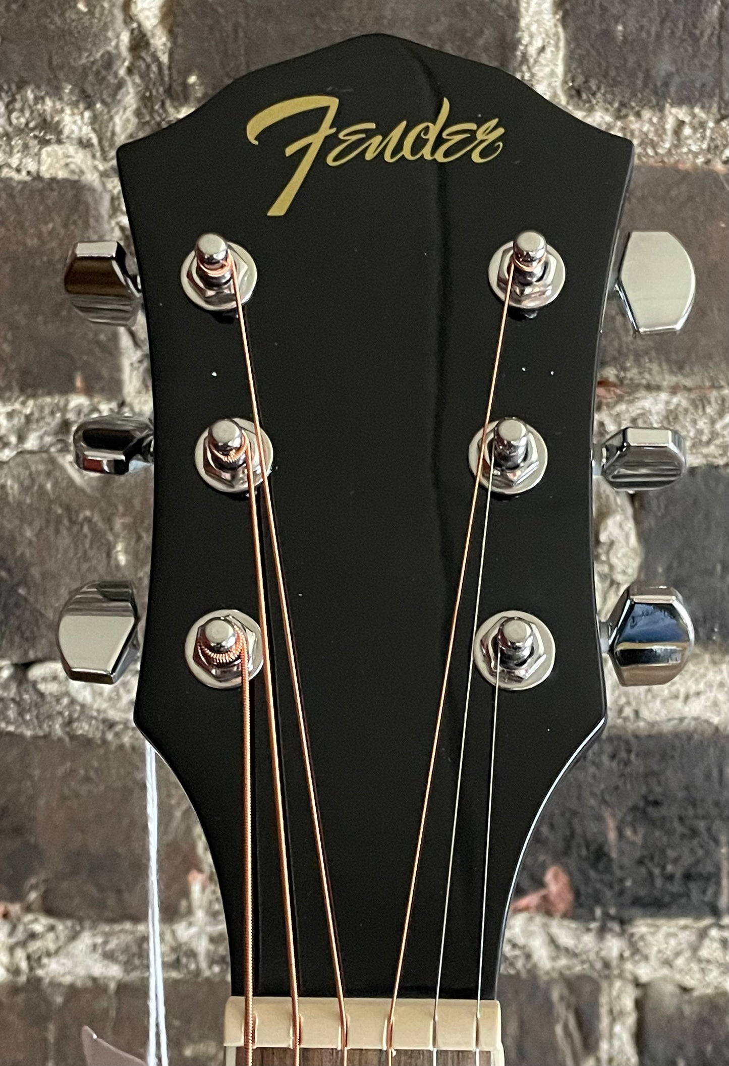 Fender FA-125CE Dreadnought Acoustic-Electric Guitar Black