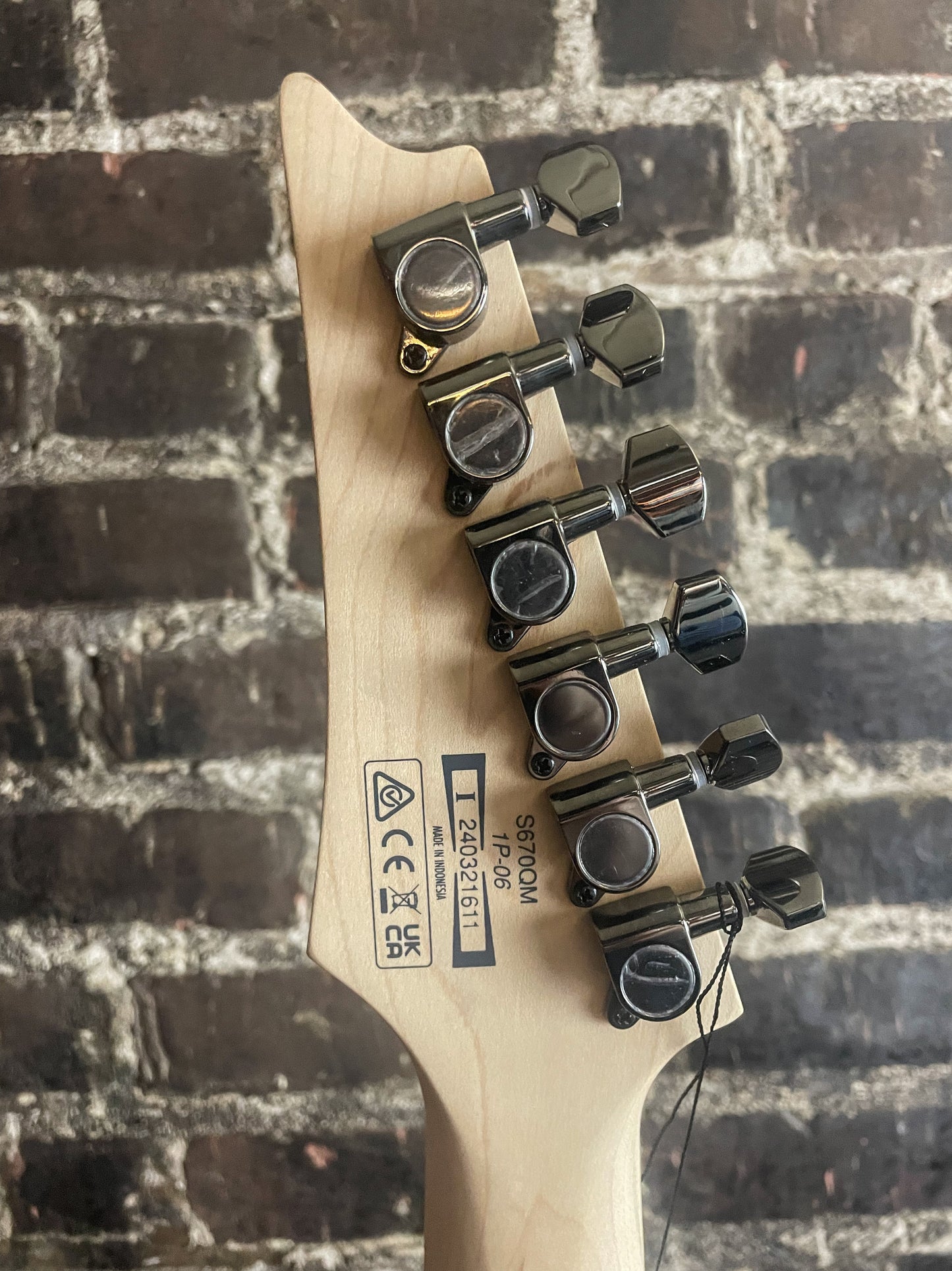 Ibanez S670QM Electric Guitar - Dragon Eye Burst