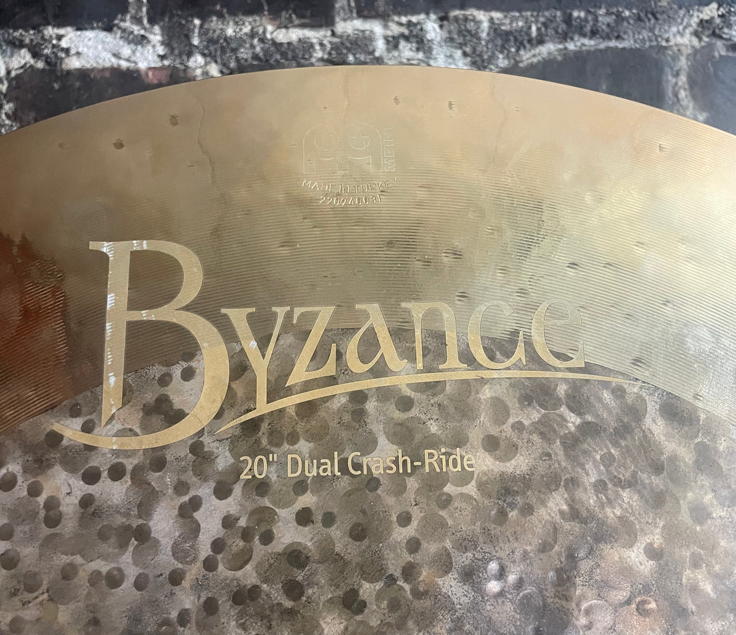 Meinl Cymbals 20-inch Byzance Dual Crash-ride Cymbal
