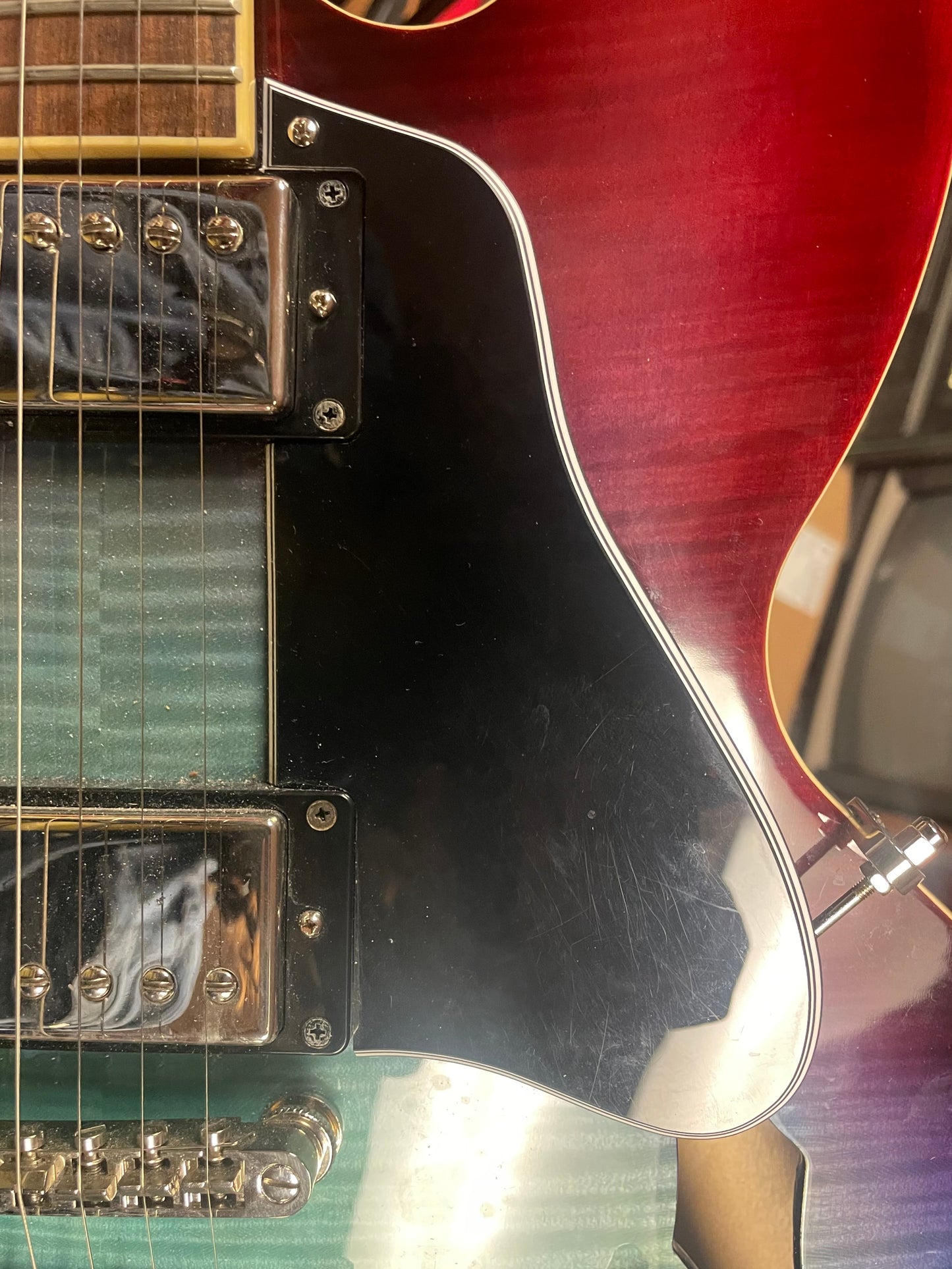 2020 Epiphone ES-335 Figured Semi-hollowbody - Blueberry Burst (USED)