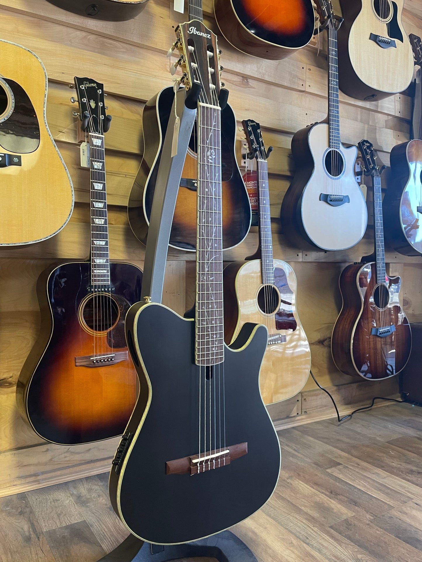 Ibanez TOD10N Tim Henson Signature Nylon Acoustic-electric Guitar - Black (NEW)