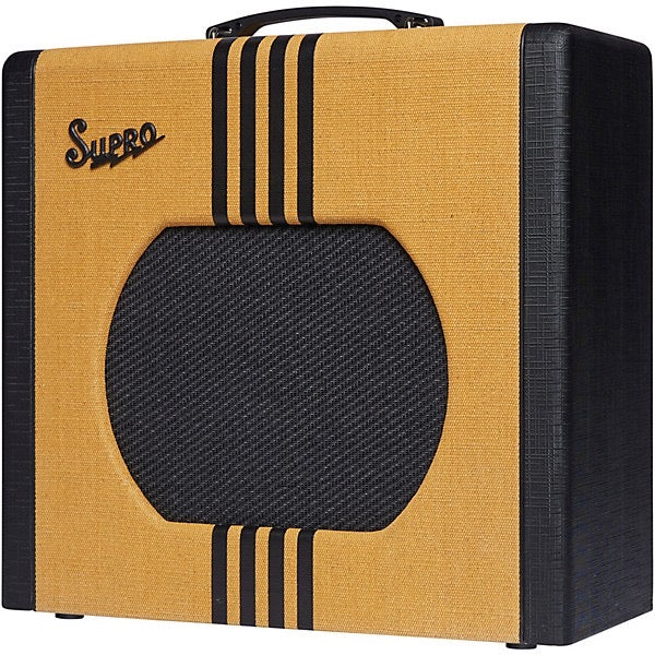 Supro Delta King 12 1x12-inch 15-watt Tube Combo Amp - Tweed and Black