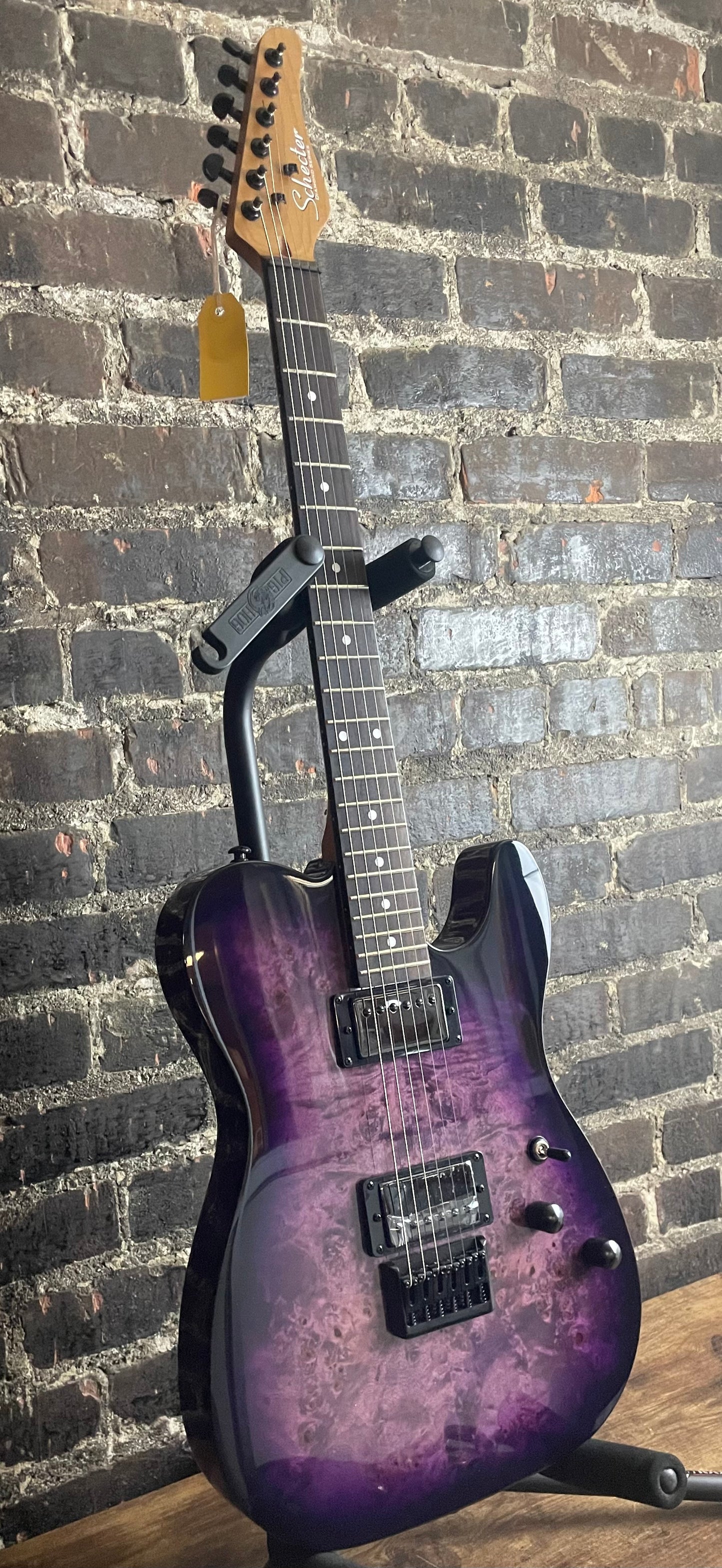 Schecter PT Standard Electric Guitar - Purple Burst Burl