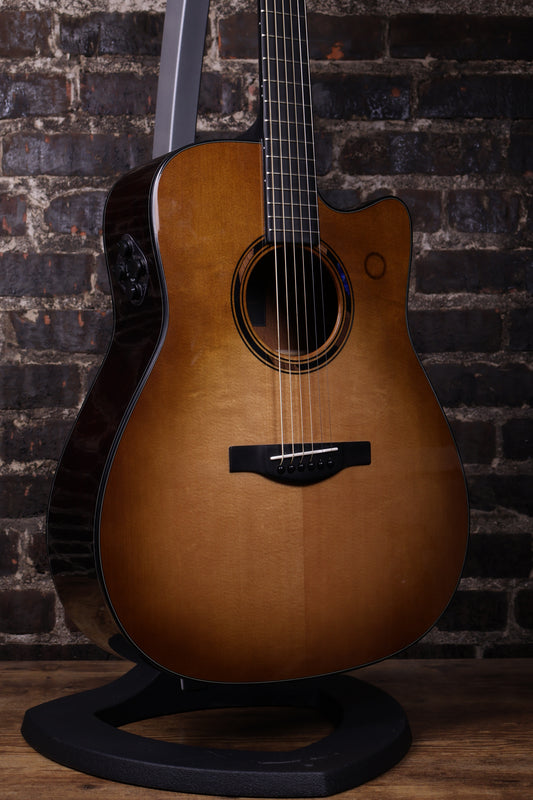 Yamaha TAG3 C TransAcoustic Dreadnought Cutaway Acoustic-Electric Guitar Sand Burst