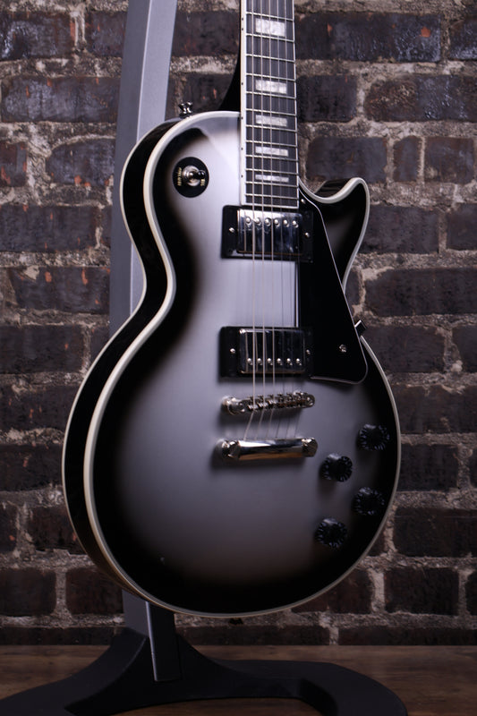 Epiphone Les Paul Custom Limited-Edition Electric Guitar - Silver Burst (USED)