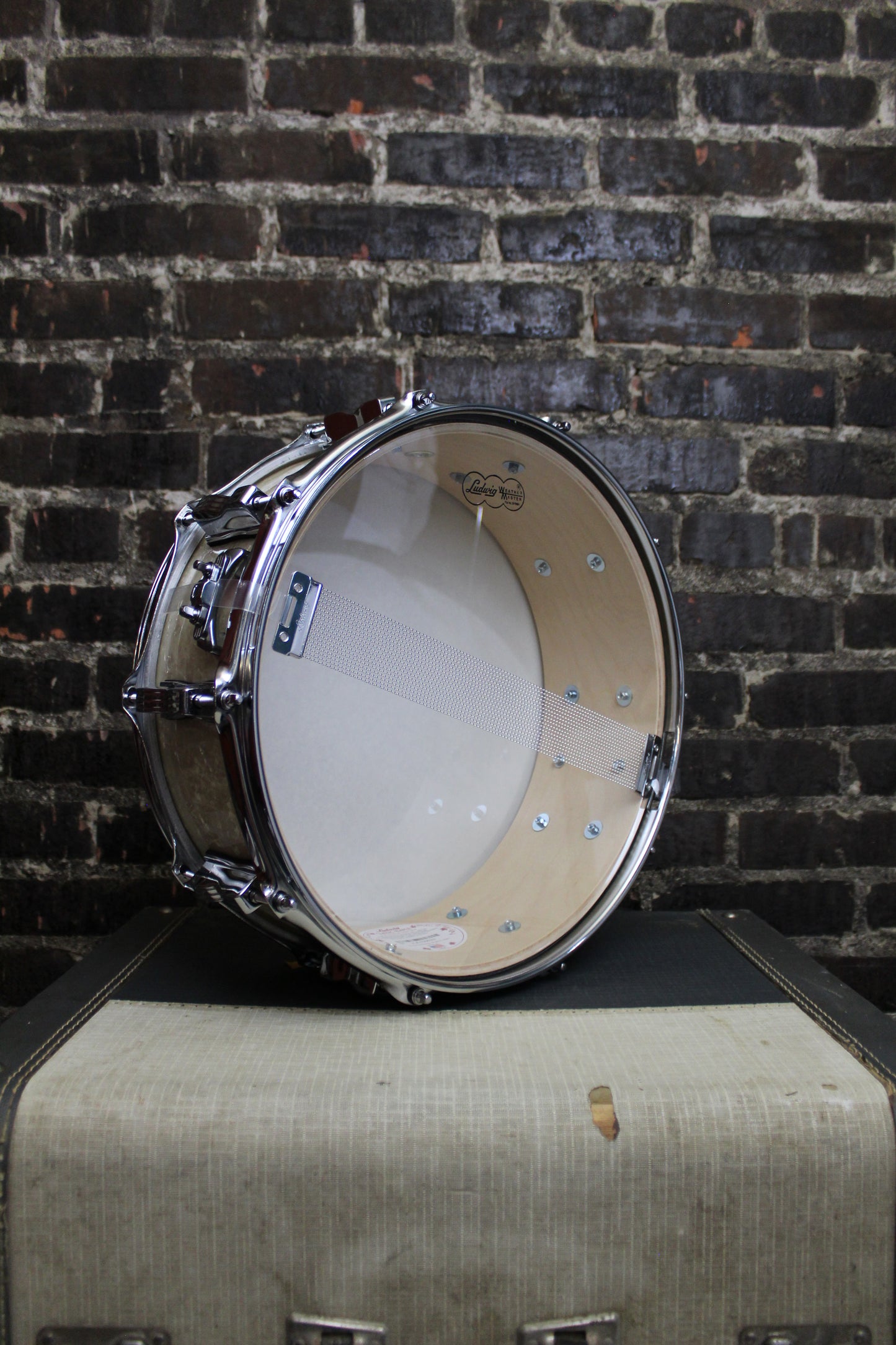 Ludwig Classic Maple Snare Drum - 5 x 14-inch - Vintage White Marine