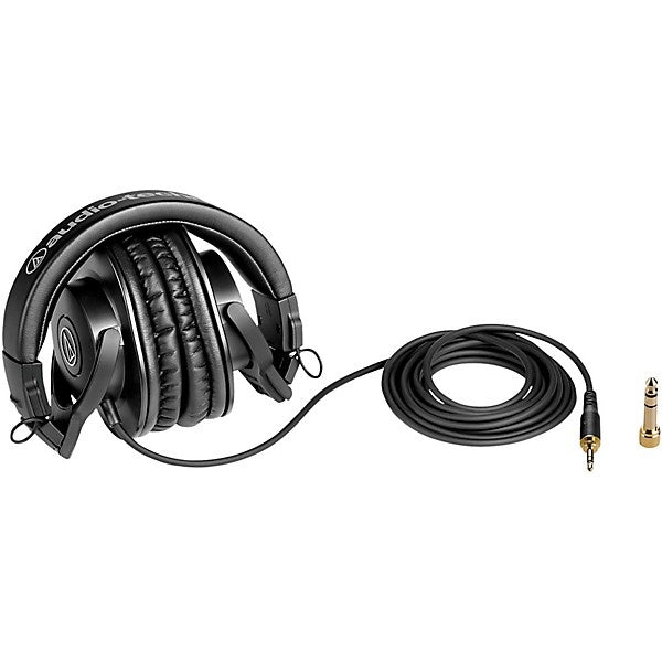 Audio-Technica ATH-M30x Closed-Back Professional Studio Monitor Headphones Black