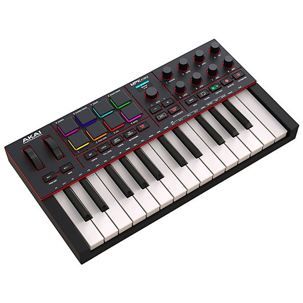 Akai Professional MPK Mini IV MIDI Keyboard Controller - Black