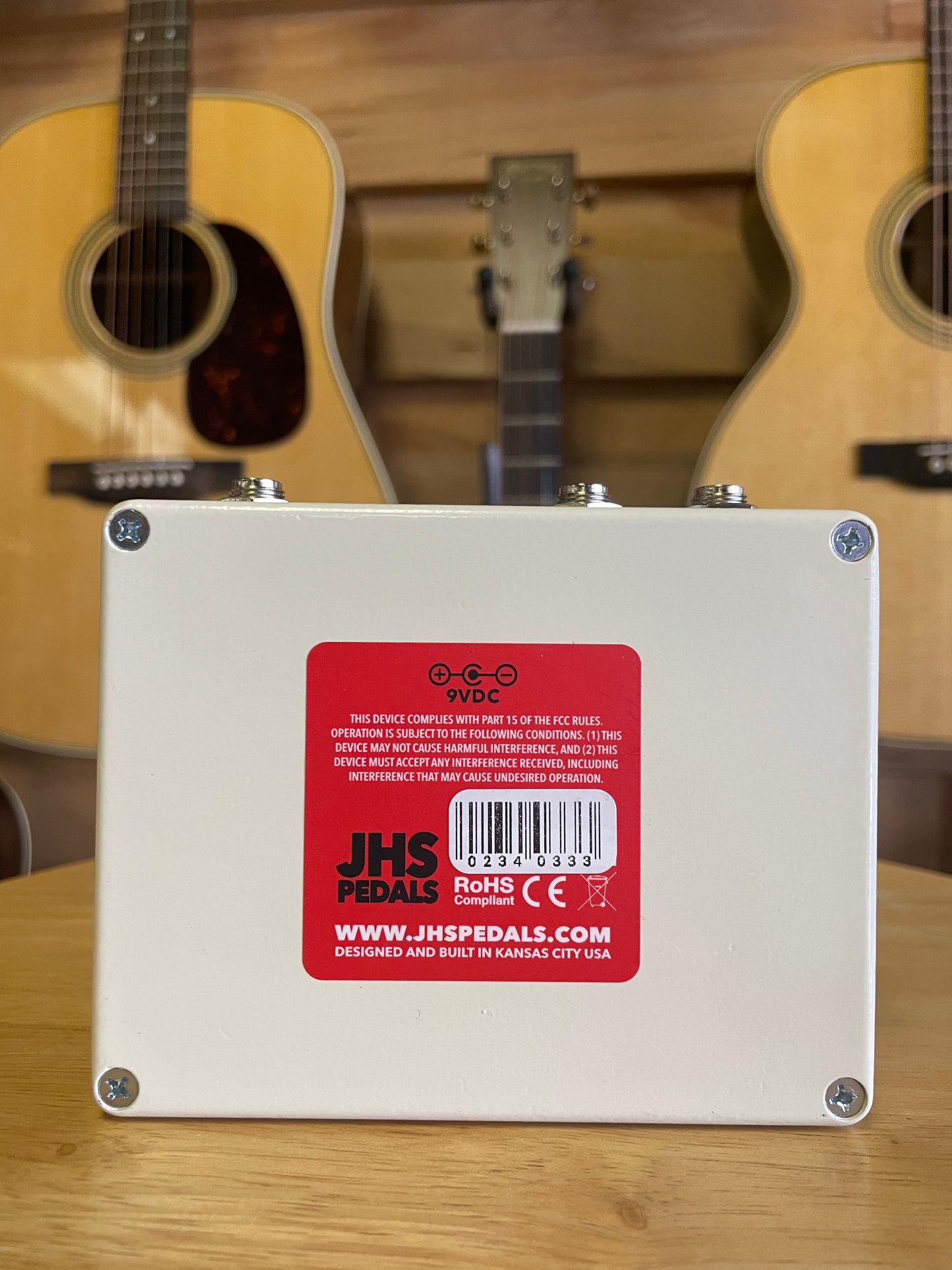 JHS Double Barrel V4 2-in-1 Dual Overdrive Pedal