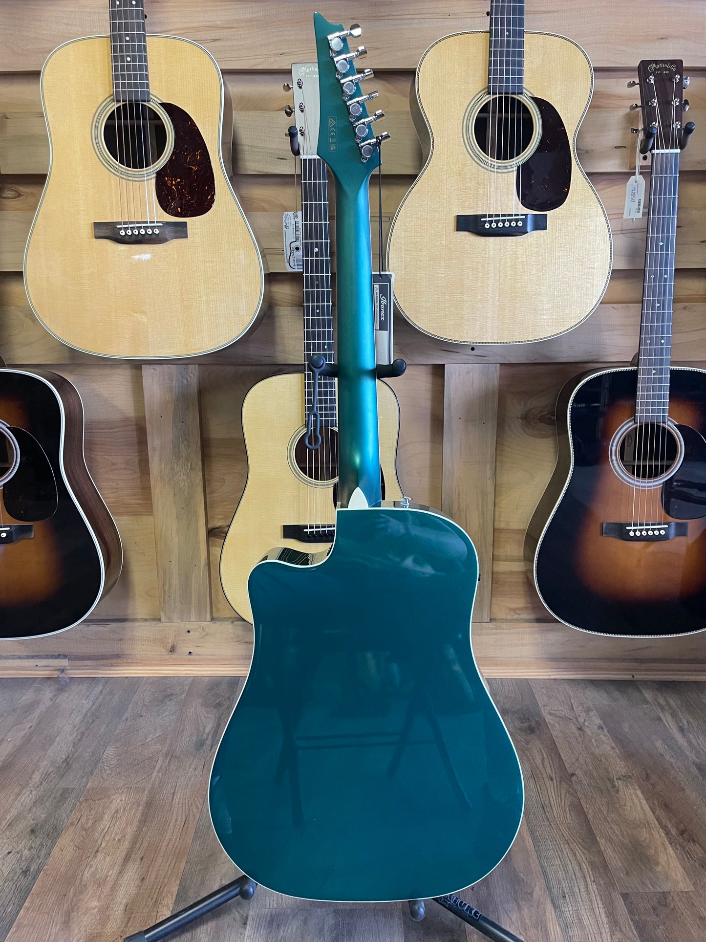 Ibanez Altstar ALT30 Acoustic-Electric Guitar - Jungle Green Metallic (NEW)