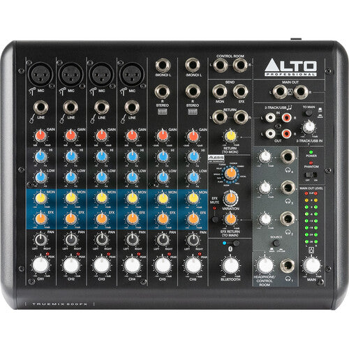 Alto Professional TrueMix 800FX 8-channel Analog Mixer with Multi-FX