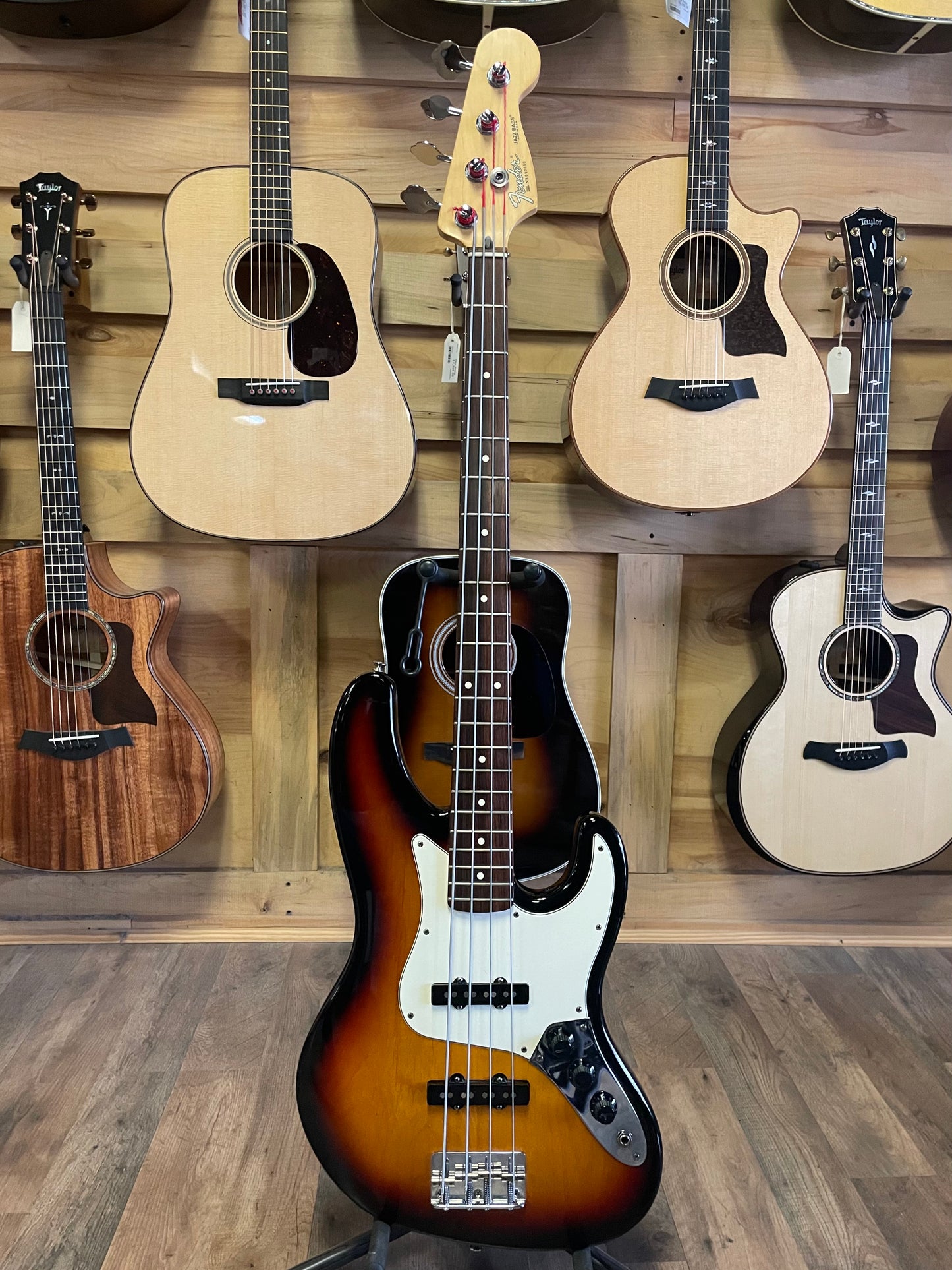 1992 Fender American Jazz Bass-Sunburst (USED)