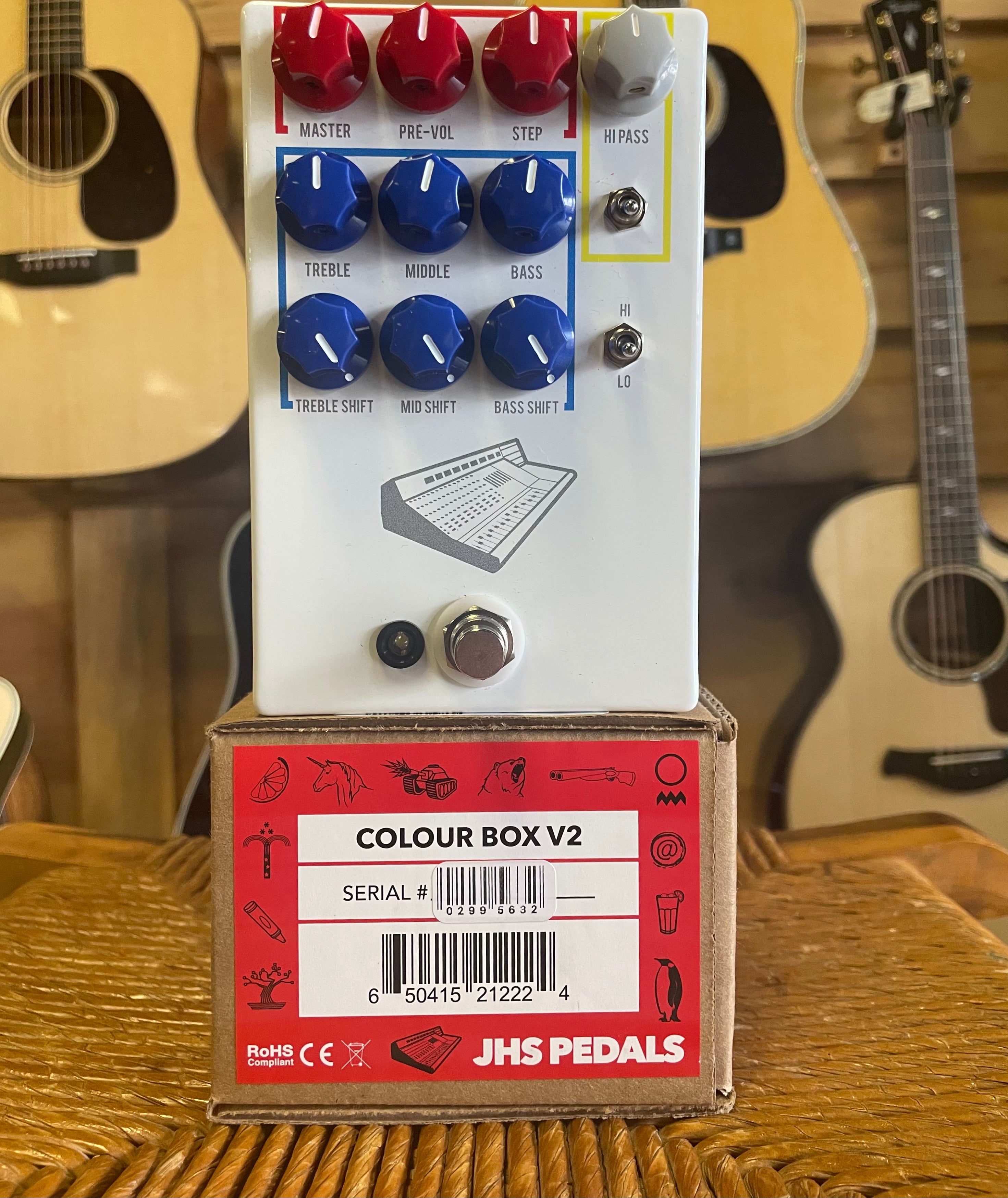 JHS Colour Box V2 Preamp Pedal (NEW) – Allen Music Shop JHS Colour Box V2 Preamp Pedal (NEW) – Allen Music Shop