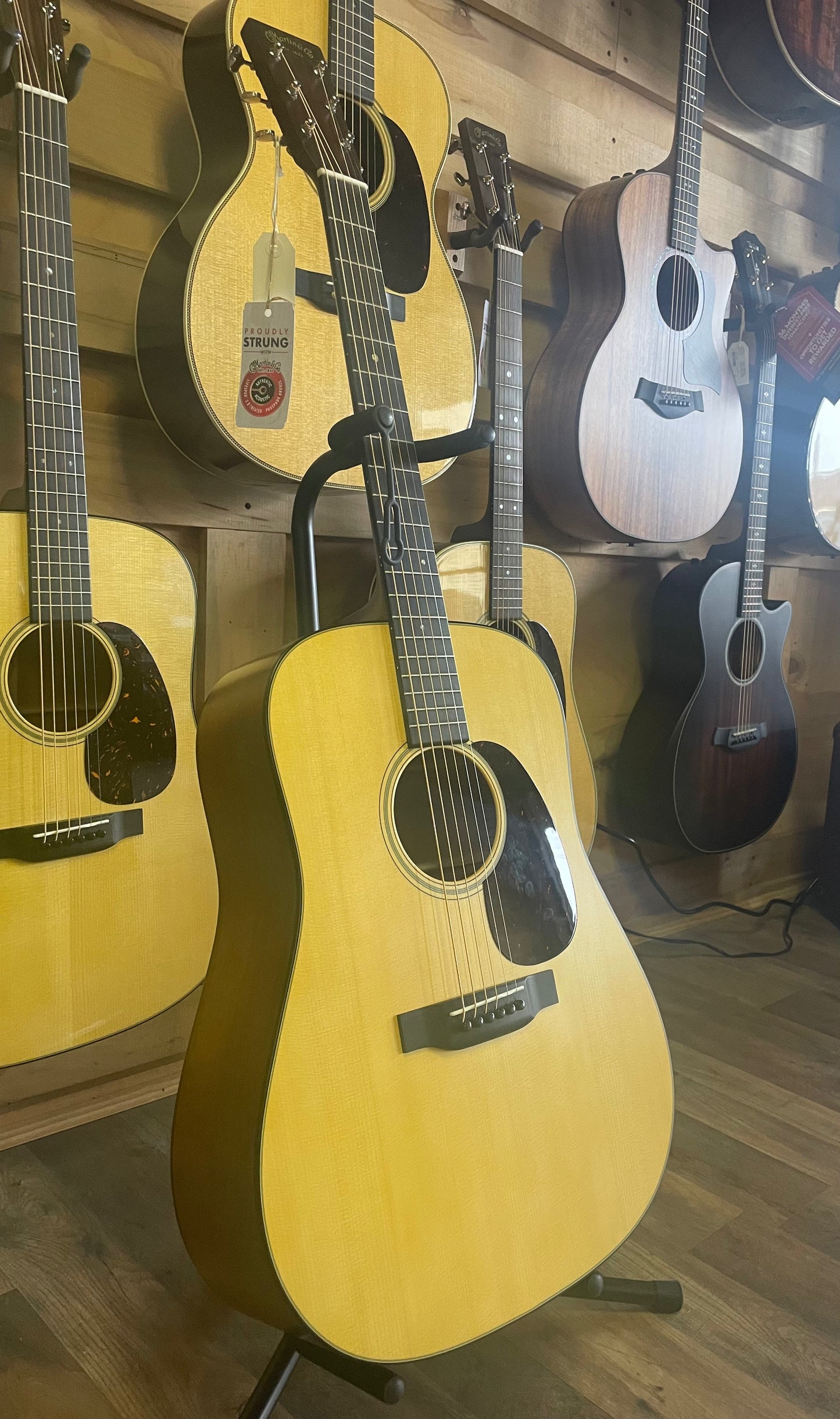 Martin D-18 Satin Acoustic Guitar - Satin Natural (NEW)