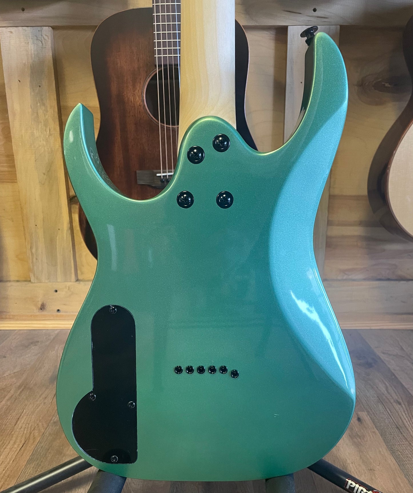 Ibanez Paul Gilbert Signature Mikro PGMM21 Electric Guitar - Metallic Light Green (NEW)