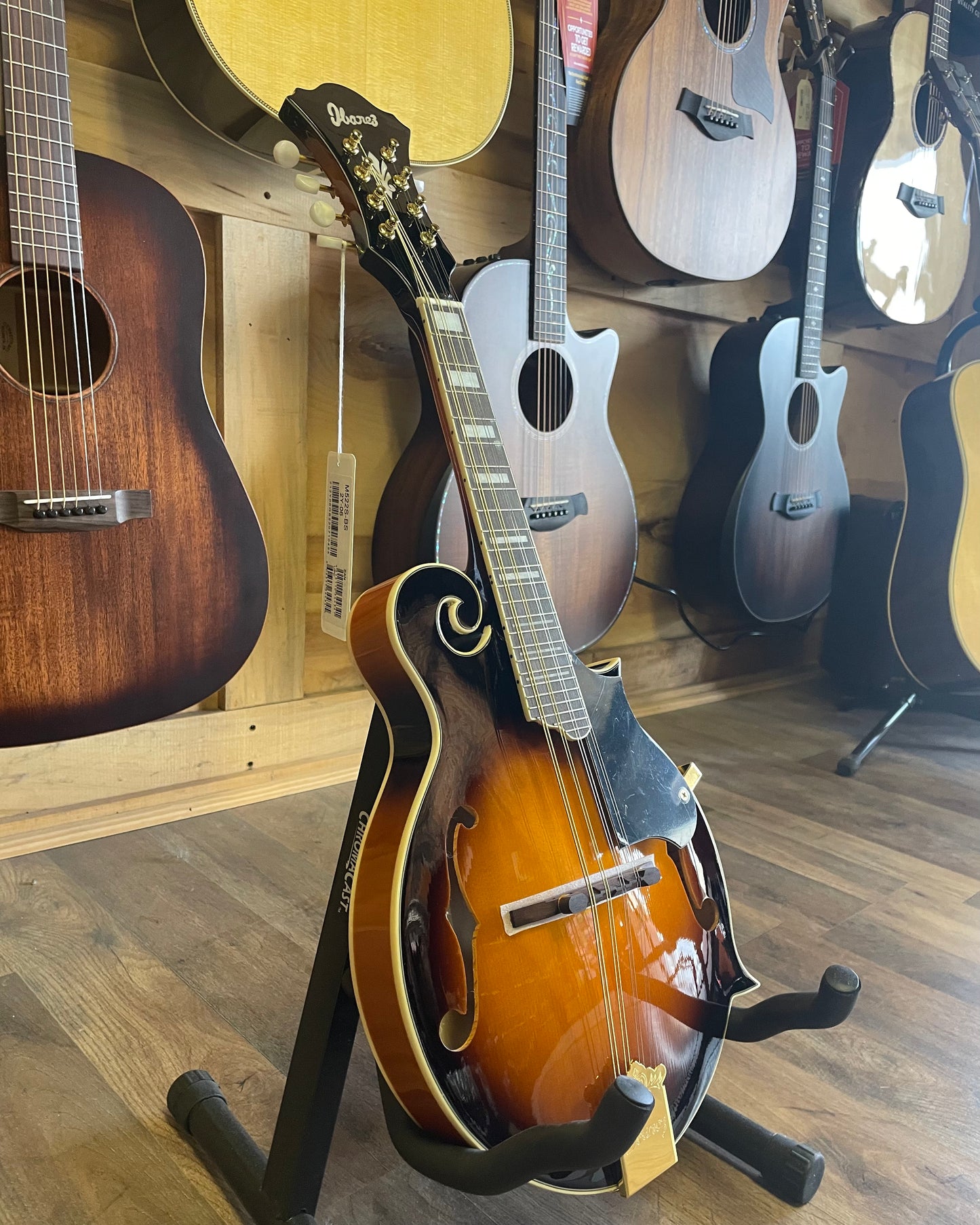 Ibanez M522S F-Style Mandolin- Brown Sunburst (NEW)