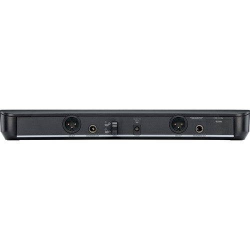 Shure BLX288/PG58 Dual Channel Wireless Handheld Microphone System - H9 Band
