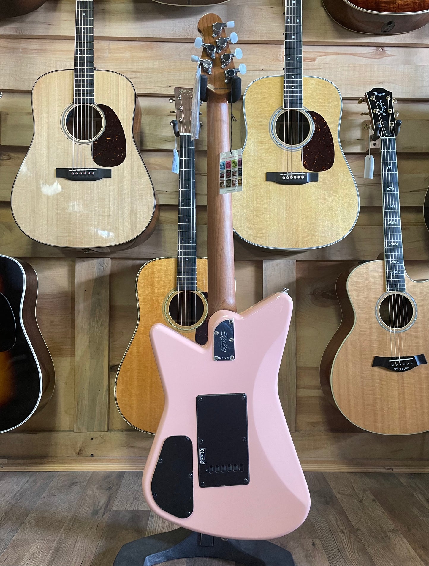 Sterling By Music Man Mariposa Electric Guitar - Pueblo Pink (NEW)