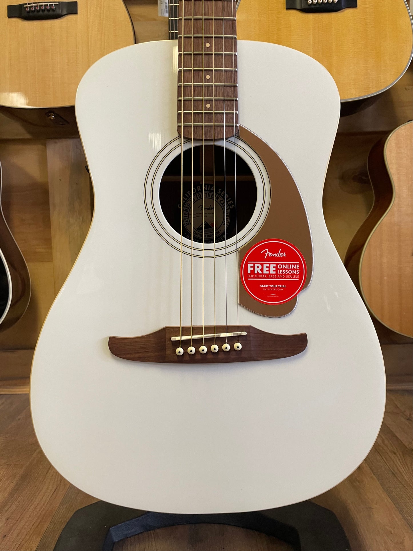 Fender California Malibu Player Acoustic - Arctic Gold