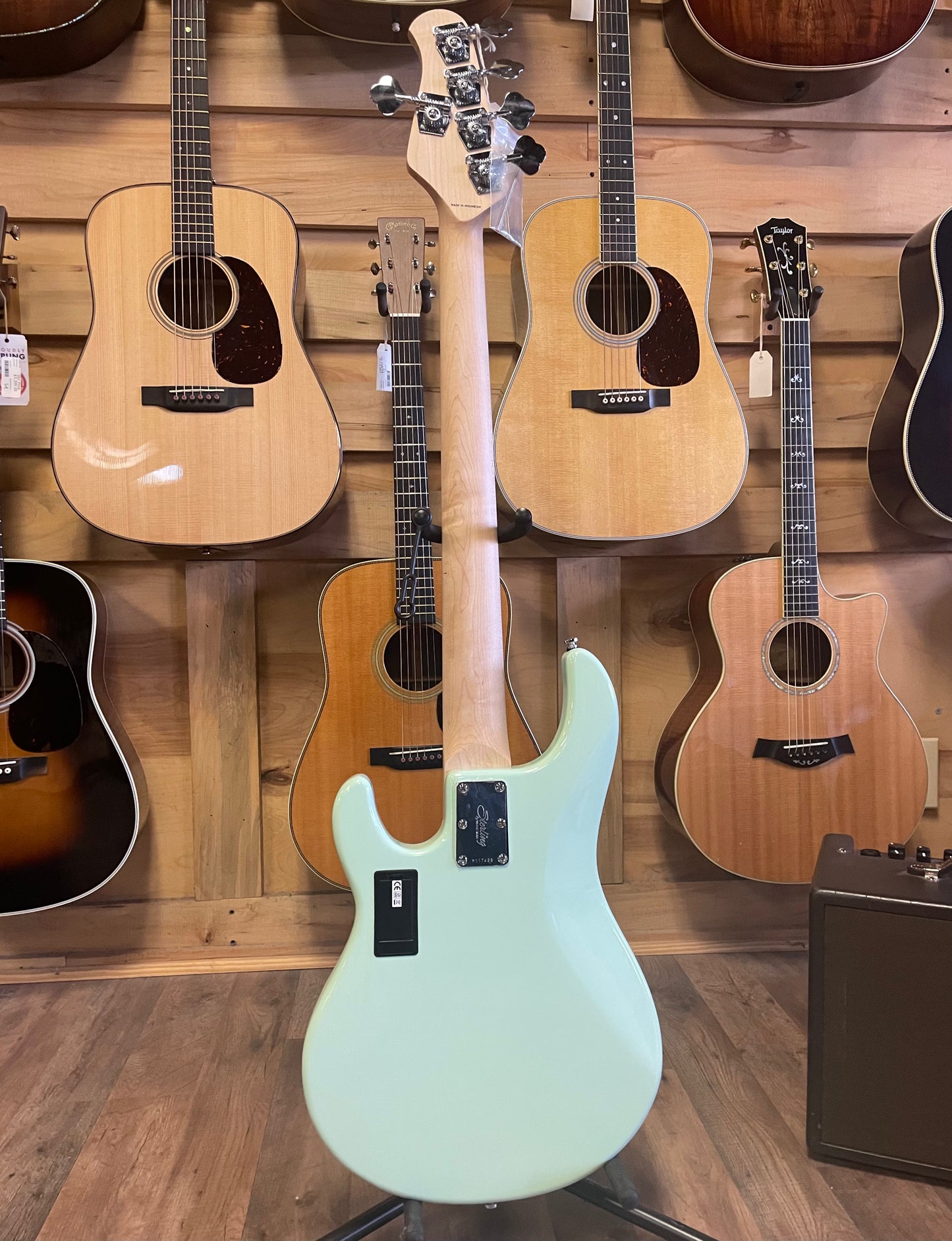 Sterling By Music Man StingRay RAY5 Bass Guitar - Mint Green