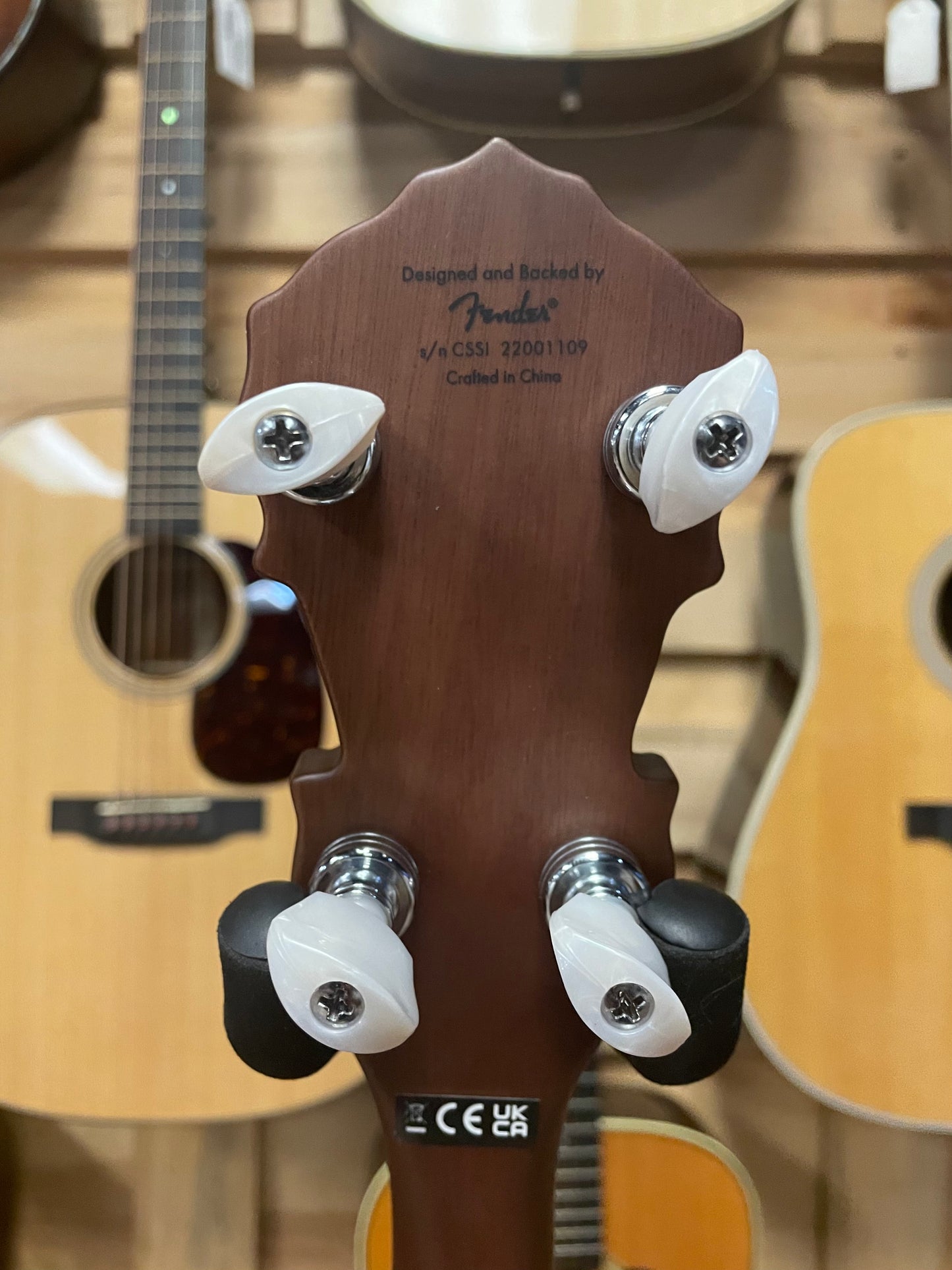 Fender PB-180E BANJO w/ Gig Bag (NEW)