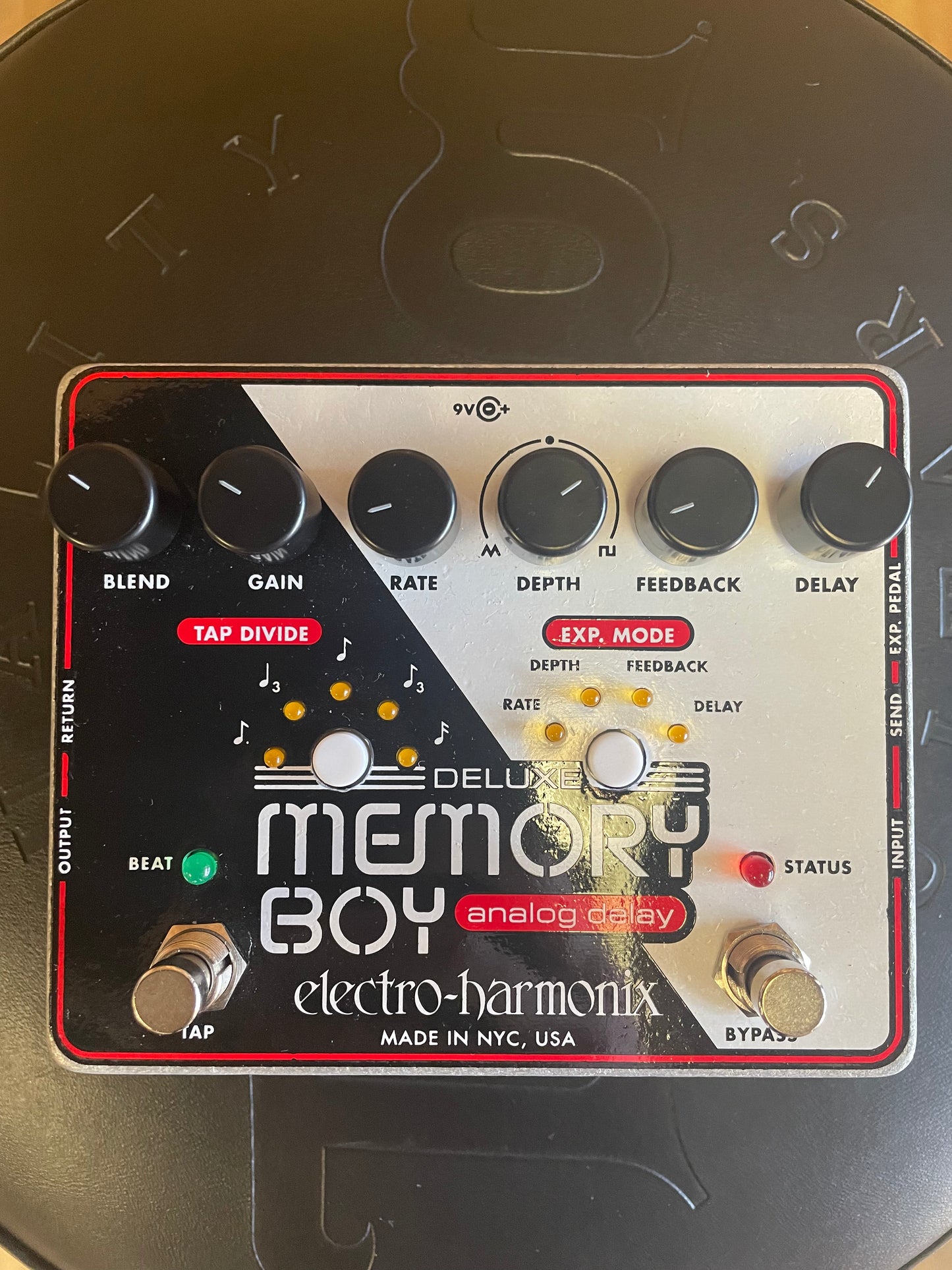 Electro-Harmonix Deluxe Memory Boy Analog Delay Pedal with Tap Temp