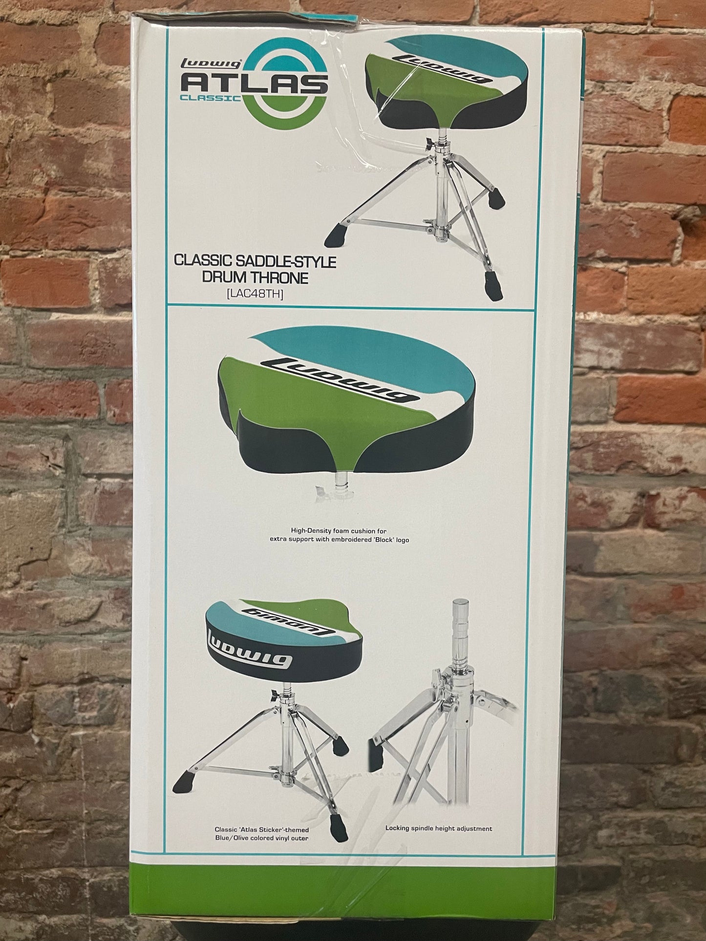 Ludwig LAC48TH Atlas Classic Saddle Throne