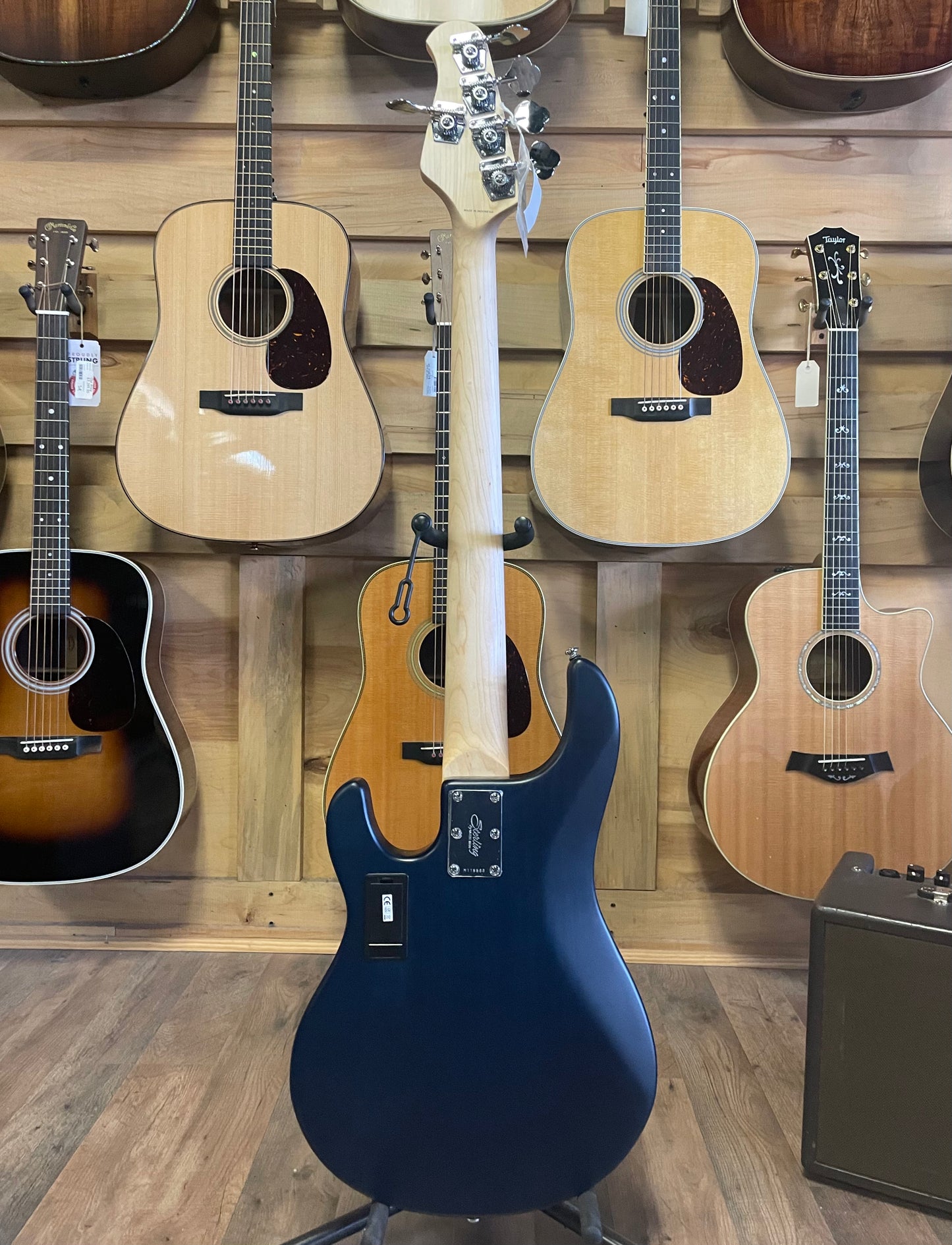 Sterling By Music Man StingRay RAY5 Bass Guitar - Trans Blue Satin (NEW)