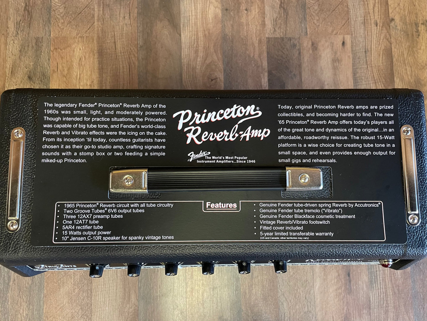 Fender '65 Princeton Reverb 1x10" 12-watt Tube Combo Amp